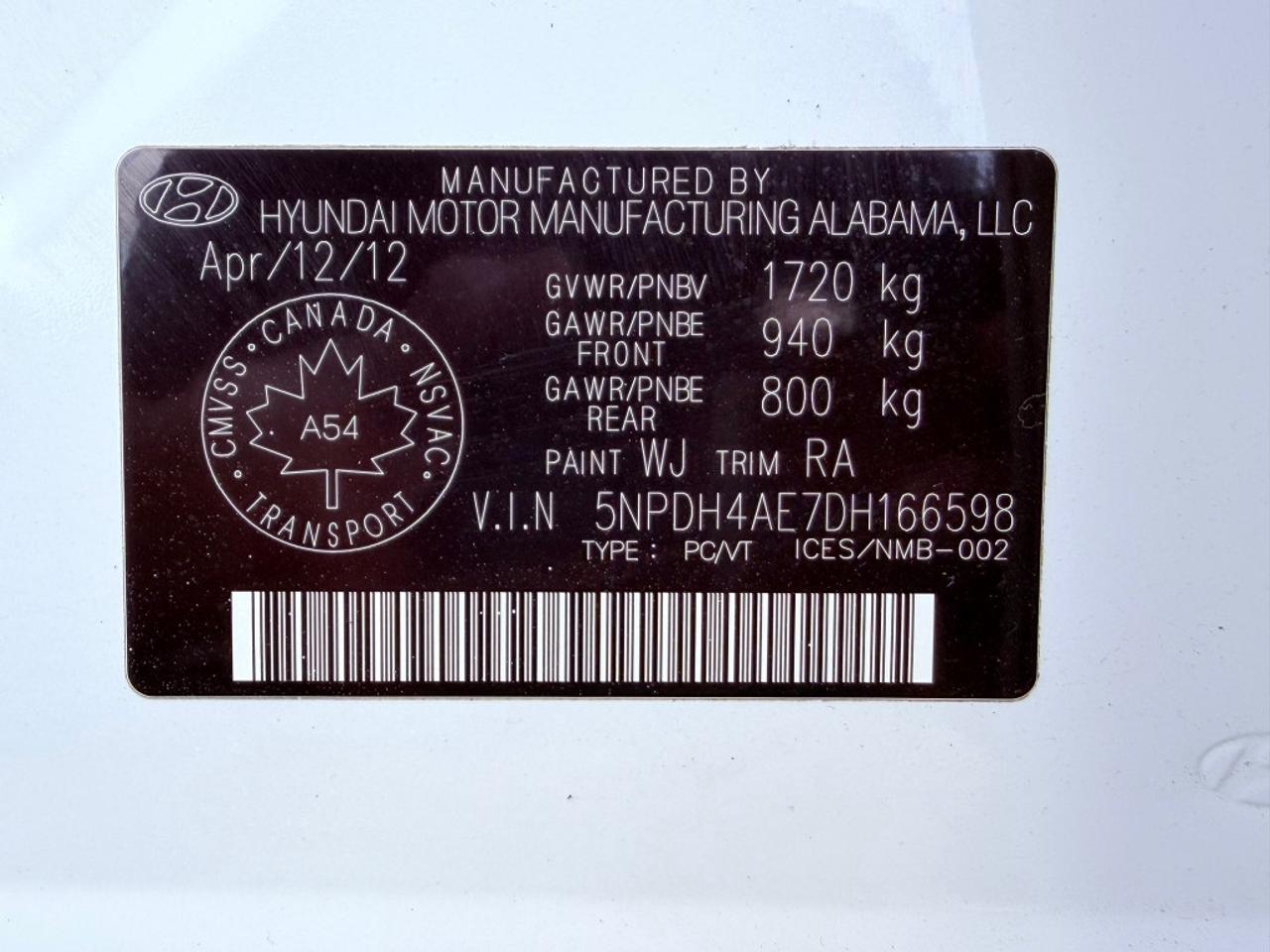 2013 Hyundai Elantra 4dr  Automatic GL *Ltd Avail* Photo