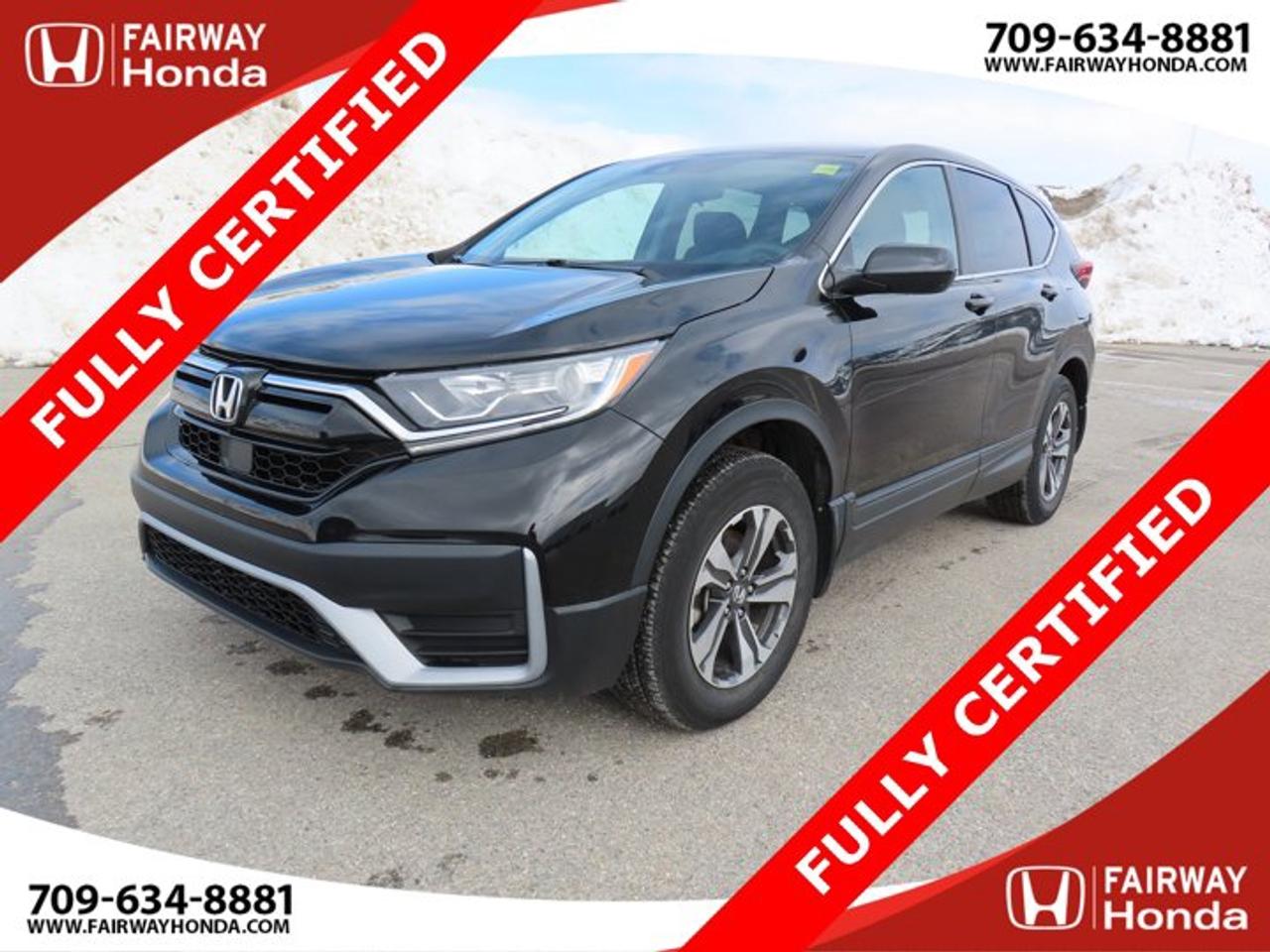 Odometer is 23249 kilometers below market average! Black 2022 Honda CR-V LX AWD CVT 1.5L I4 Turbocharged DOHC 16V LEV3-ULEV50 190hp*Market Value Pricing*, AWD.Fairway Honda - Community Driven!