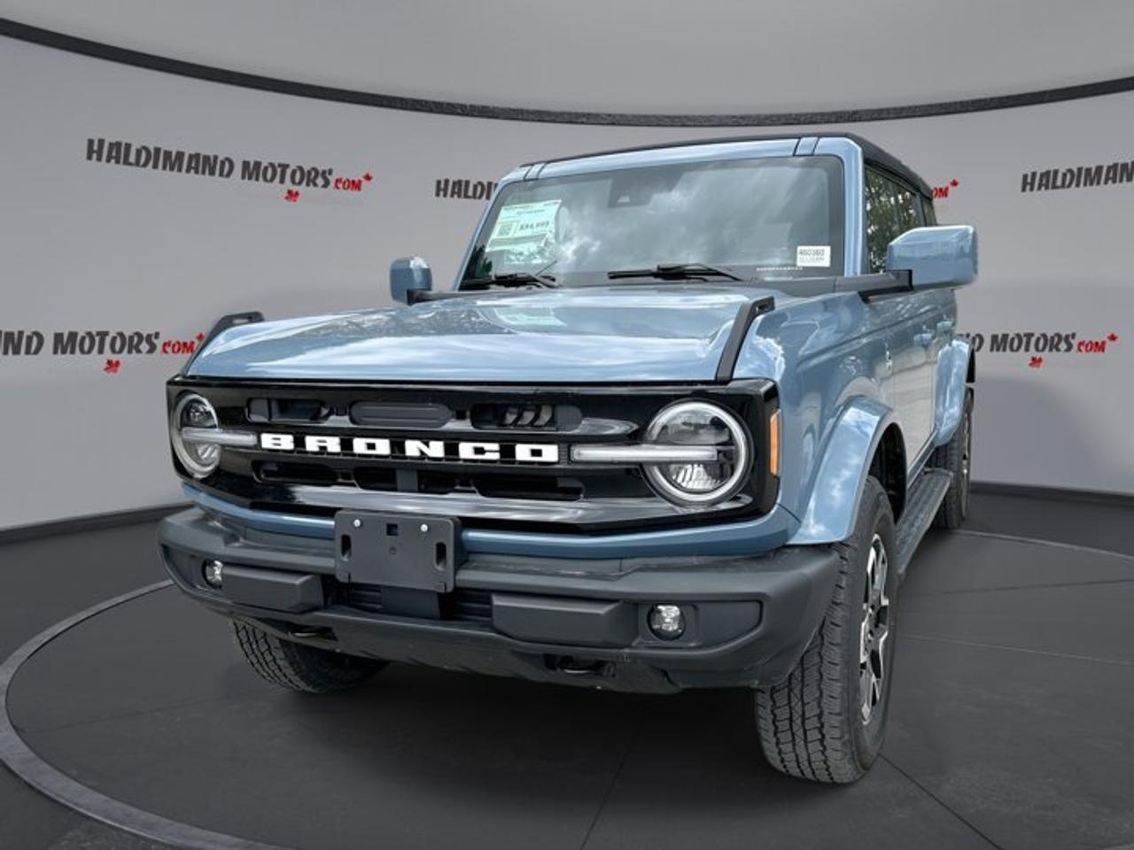 // ACCIDENT FREE!! //<br /><br />Meet the 2024 Ford Bronco Outer Banks 4x4, a used SUV built for drivers who want open-air freedom, true 4x4 confidence, and everyday comfort in one bold package. Finished in Blue with a Brown interior, this accident-free Bronco at Haldimand Motors Ltd. in Cayuga has 15,457 km, a 2.3-litre gas engine, four doors, and an automatic transmission.<br /><br />This 2024 Ford Bronco Outer Banks 4x4 blends classic Bronco character with modern ease. The removable roof design adds fresh-air fun, while heated front seats, navigation, and smartphone integration help make each trip simple and enjoyable. It is ready for city streets, back roads, and weekend escapes with the capability drivers expect from Ford.<br /><br />FEATURES OF THE Bronco Outer Banks 4x4 | No accidents<br />   Removable roof adds open-air driving fun<br />   Four-wheel drive supports confident off-road travel<br />   Blue exterior brings bold road presence<br />   Brown interior adds warm upscale appeal<br /><br />ADVANCED SAFETY FEATURES<br />   Backup camera helps with safer reversing<br />   Blind spot monitor supports lane awareness<br />   Lane departure warning adds extra confidence<br />   Side and head airbags enhance protection<br /><br />PERFORMANCE AND EFFICIENCY<br />   2.3-litre gas engine delivers solid power<br />   Automatic transmission shifts smoothly and easily<br />   Four-wheel drive boosts traction year-round<br />   Off-road tires support trail-ready capability<br /><br />COMFORT AND CONVENIENCE<br />   Heated front seats add cold-weather comfort<br />   Dual-zone climate control keeps cabins balanced<br />   Remote starter helps on busy mornings<br />   Power seats support easy driving position<br /><br />TECHNONOLGY AND CONNECTIVITY<br />   Apple CarPlay keeps apps within reach<br />   Android Auto adds easy phone integration<br />   Navigation system helps guide every trip<br />   Bluetooth and Wi-Fi keep you connected<br /><br />CARGO SPACE<br />   Rear trunk access makes loading simple<br />   Four-door layout improves daily practicality<br />   Flexible cabin suits passengers and gear<br />   Spare tire adds travel peace<br /><br />AWARDS & RECOGNITIONS<br />   Best Off-Road SUV, AutoTrader Canada Awards, 2024<br /><br />WHAT OTHER OWNERS LIKE<br />   Removable roof for open-air adventures<br />   Strong 4x4 capability in rough weather<br />   Easy tech with smartphone connectivity<br />   Comfortable ride with useful daily features<br /><br />Inside, this 2024 Ford Bronco Outer Banks 4x4 offers a smart mix of utility and comfort. Heated mirrors, power windows, electric mirrors, cruise control, front air conditioning, tinted windows, and an auto-dimming rearview mirror all help make daily driving easier. Push-button start and automatic door locks add welcome convenience every time you head out.<br /><br />This 2024 Ford Bronco Outer Banks 4x4 also gives you practical driver aids that support confidence behind the wheel. Anti-lock braking system, stability control, tire pressure monitoring, child safety locks, automatic headlights, fog lights, and a backup camera work together to support safer travel in changing road and weather conditions.<br /><br />Entertainment and control are easy in this 2024 Ford Bronco Outer Banks 4x4. Steering wheel audio controls, satellite radio, Apple CarPlay, Android Auto, Bluetooth integration, Wi-Fi hotspot access, and GPS navigation help keep every drive connected and enjoyable. The clear layout supports quick use, whether you are commuting, travelling, or exploring new roads.<br /><br />With its capable 4WD system, off-road tires, rear tow hook, and durable Bronco design, this 2024 Ford Bronco Outer Banks 4x4 is ready to handle more than the average SUV. It delivers the freedom of a convertible-style roof, the utility of four doors, and the confidence of a true Ford utility vehicle.<br /><br />This 2024 Ford Bronco Outer Banks 4x4s VIN is: 1FMDE8BH5RLA60979.<br /><br />WHY CHOOSE US? <br /><br />Honest & Transparent Buying Experience: Weve been a trusted name in business since 1984.<br /><br />STRAIGHTFORWARD PRICING:<br />Our Advertised Price Includes:<br />>>Safety Certification (No separate fee!)<br />>>30-Day 100% Mechanical Warranty<br />>>FREE Carfax History Report.<br />>>No upcharge for paying cash.<br />(Prices Exclude HST and Licensing Fees only.)<br /><br />>>Browse 300+ vehicles all in ONE LOCATION<br /><br />EASY FINANCING: Great rates & open loans<br /><br />WE BUY CARS: Get Top Dollar for your trade-in, or sell us your vehicle for CASH! Even if you dont buy from us!<br /><br />STOP BY TODAY<br />Treat yourself - stop by Haldimand Motors Ltd. located at 42 Talbot St E, Cayuga, ON N0A 1E0 to make this car yours today!<br /><br />https://www.haldimandmotors.com/used/stock-460360.html