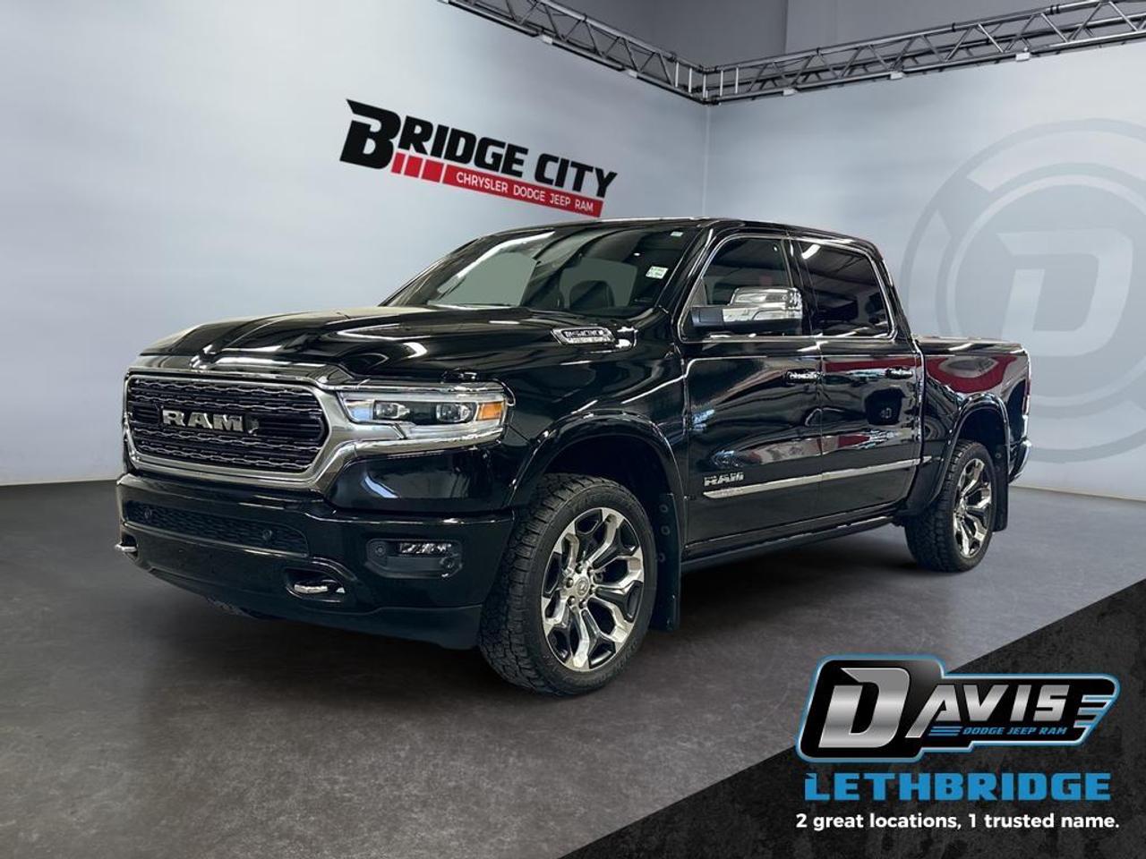 Used 2022 RAM 1500 Limited 5.7L HEMI - 3.92 Rear Towing - Panoramic Sunroof - 22 Wheels - Power Side Steps - Leather - Body Col for sale in Lethbridge, AB