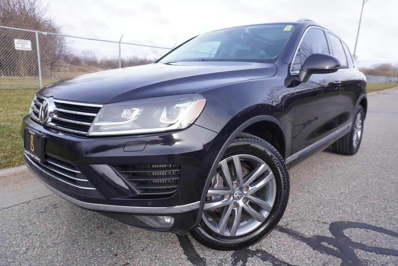 2015 Volkswagen Touareg 1 OWNER / NO ACCIDENTS / TDI / HIGHLINE/ DLR SRV'D - Photo #1