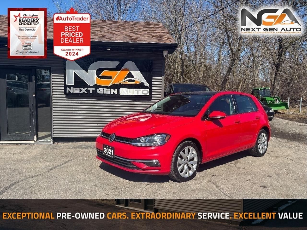 2021 Volkswagen Golf Highline ONLY 32077 KMS!! LEATHER NAV ROOF Photo