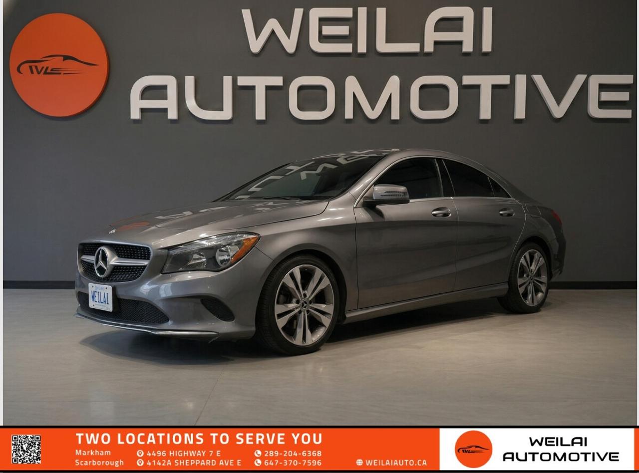 4MATIC All-Wheel Drive | Panoramic Sunroof | Apple CarPlay & Android Auto | Active Brake Assist | Signature Diamond-Block Grille | Low credit? No credit? Established Credit? We accept ALL!!! - Contact Us Today!Test Drive the 2017 Mercedes-Benz CLA 250 4MATIC Today! This stunning four-door coupe perfectly blends luxury, thrilling performance, and everyday practicality. Designed to turn heads with its sleek aerodynamic profile, the CLA 250 offers a premium driving experience tailored for Canadian roads. With the confidence of the legendary 4MATIC all-wheel-drive system, you will enjoy exceptional handling and traction in all weather conditions, making it the ideal luxury vehicle for both your daily commute and weekend getaways. <br/> Performance: <br/> Engine: 2.0L Inline-4 Turbo <br/> Horsepower: <br/> FINANCING: At Weilai Automotive Inc., were all about giving everyone a fair shot at owning a quality vehicle, no matter their credit history. Whether youre grappling with credit challenges or have a stellar credit record, we have financing options that cater to you. Your specific financing terms will depend on various factors, including your credit rating. For a personalized finance consultation, a signed consent form is needed. Reach out to schedule your appointment today. <br/> WEILAI CERTIFIED PRE-OWNED PROGRAM:* <br/> Full Detailing Package <br/> Comprehensive Certification Package <br/> Safety Certification <br/> Financing Available <br/> Extended Warranty Available <br/> Available for only $899 <br/> *Weilai Certified Pre-Owned Program includes: Full interior detailing, full exterior detailing, meticulous vehicle reconditioning. A comprehensive 60-point safety inspection with additional standards. For example, tire and brake treads must be a minimum of 3.5 mm which is 233% of the Ontario standard of 1.5 mm. Access to a large network of lenders to give you the best approval guaranteed. Option to extend the warranty for up to an additional 6 years for an additional fee. <br/> CARFAX REPORT: We believe in full transparency. All vehicles come with a FREE Carfax report. Please visit our listing on weilaiauto.ca or autotrader.ca to obtain your free Carfax report. <br/> CONTACT NOW: We welcome customers from all over the GTA, including Markham, Scarborough, Barrie, Stouffville, Toronto, Richmond Hill, East Gwillimbury, Aurora, North York, East York, Whitby, Brampton, and the surrounding area. Ready to take the next step? Book an appointment, get more info, or get in touch by calling 289-204-6368 or emailing us at salesmanagers@weilaiauto.ca. <br/> FEE DISCLOSURE: Price does not include safety certification, HST, or licensing fees. Safety certification available, see the Weilai Certified Pre-Owned Program for details. <br/> FINANCE SPECIAL PRICE ONLY: Pricing is based on financing. The listed price includes a $1,000 finance rebate. Choosing an alternative payment method may disqualify this rebate. <br/> VEHICLE CONDITION: The vehicle has been inspected and reconditioned to a premium pre-owned condition and is ready to be test-driven. However, to comply with OMVICs disclosure requirements, please note that this unit is not currently drivable and not certified until it undergoes safety certification. <br/> DISCLAIMERS: Please note that these details are based on the typical specifications for a given year, make, and model, and actual features may vary for the specific VIN provided. The descriptions above and the contents on this vehicle detail page are generated using AI and VIN decoders, which may contain inaccuracies. They are intended for reference only and may not be entirely reliable. Always check the vehicles actual specifications and refer to the owners manual for the most precise and up-to-date information. While Weilai Automotive Inc. strives to provide accurate information, we will not be responsible for any mistakes made on this page. <br/>