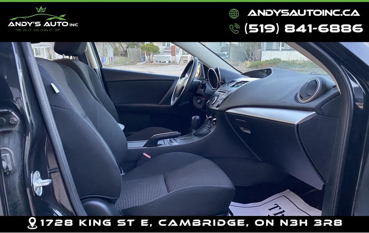 2012 Mazda MAZDA3 SPORT ! ONE OWNER ! NO ACCIDENTS ! HATCHBACK Photo