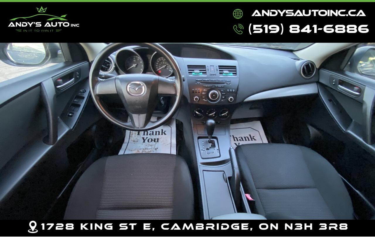 2012 Mazda MAZDA3 SPORT ! ONE OWNER ! NO ACCIDENTS ! HATCHBACK Photo