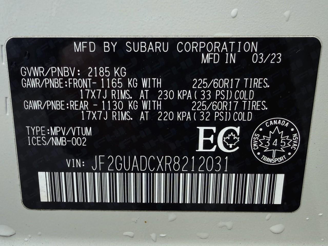 2024 Subaru Crosstrek Touring 4dr All-Wheel Drive Photo