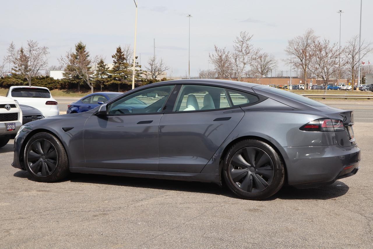 2022 Tesla Model S Long Range   Dual Motor   Yoke Steering   White In Photo