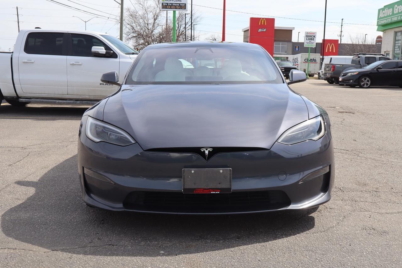 2022 Tesla Model S Long Range   Dual Motor   Yoke Steering   White In Photo