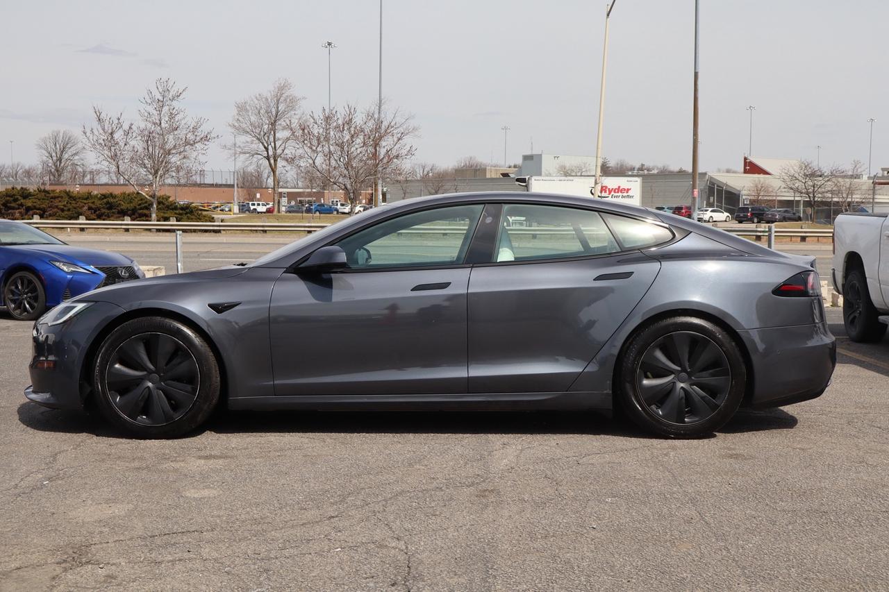 2022 Tesla Model S Long Range   Dual Motor   Yoke Steering   White In Photo