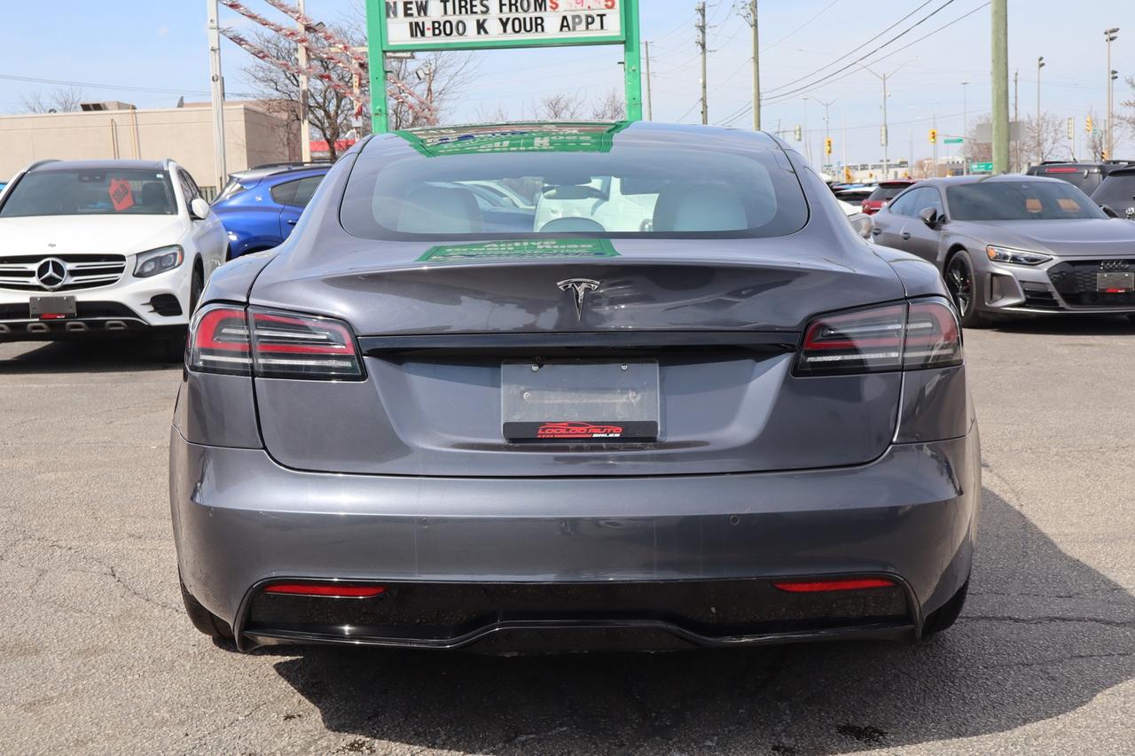 2022 Tesla Model S Long Range   Dual Motor   Yoke Steering   White In Photo