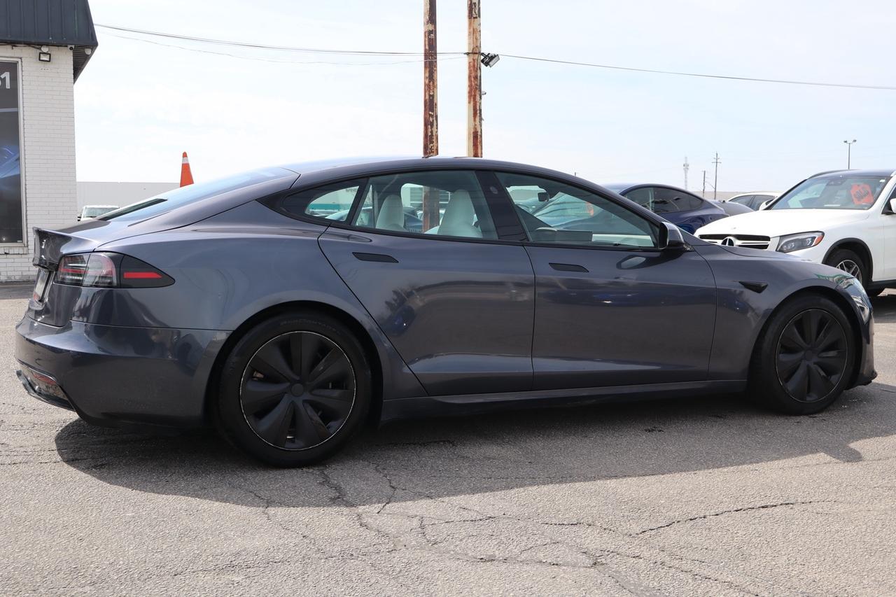 2022 Tesla Model S Long Range   Dual Motor   Yoke Steering   White In Photo