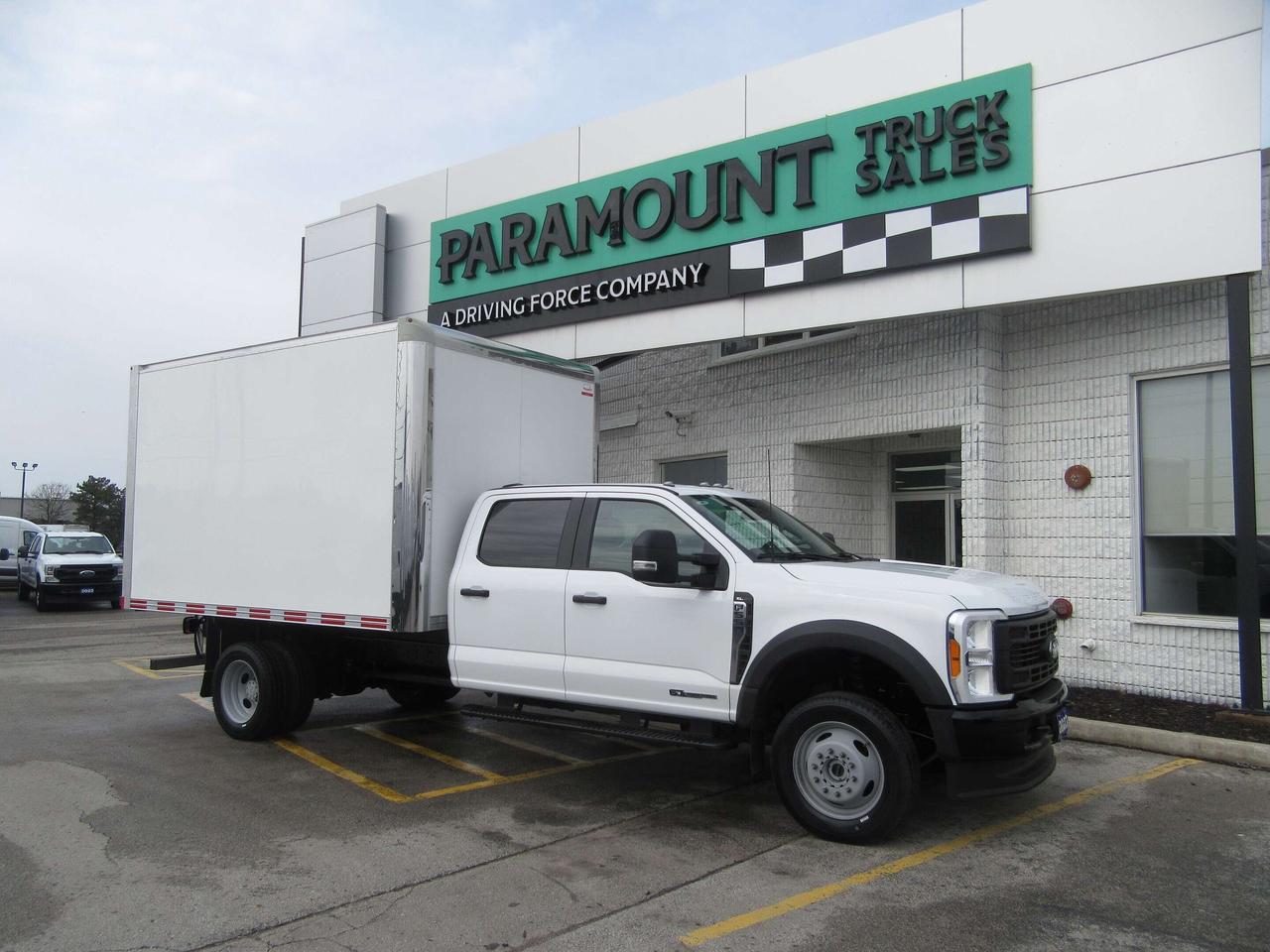 2023 Ford F-550 4X4 DIESEL CREW CAB NEW 12FT ALUMINUM BOX Photo0