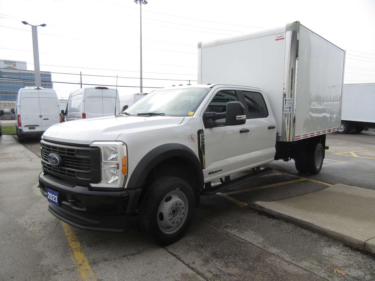 2023 Ford F-550 4X4 DIESEL CREW CAB NEW 12FT ALUMINUM BOX Photo