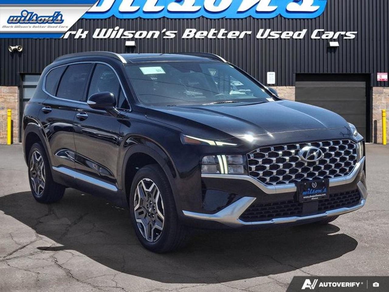 2021 Hyundai Santa Fe Hybrid Luxury AWD | Leather | Pano Roof | Heated + Cooled Seats | Heated Steering | Adaptive Cruise & More! Photo
