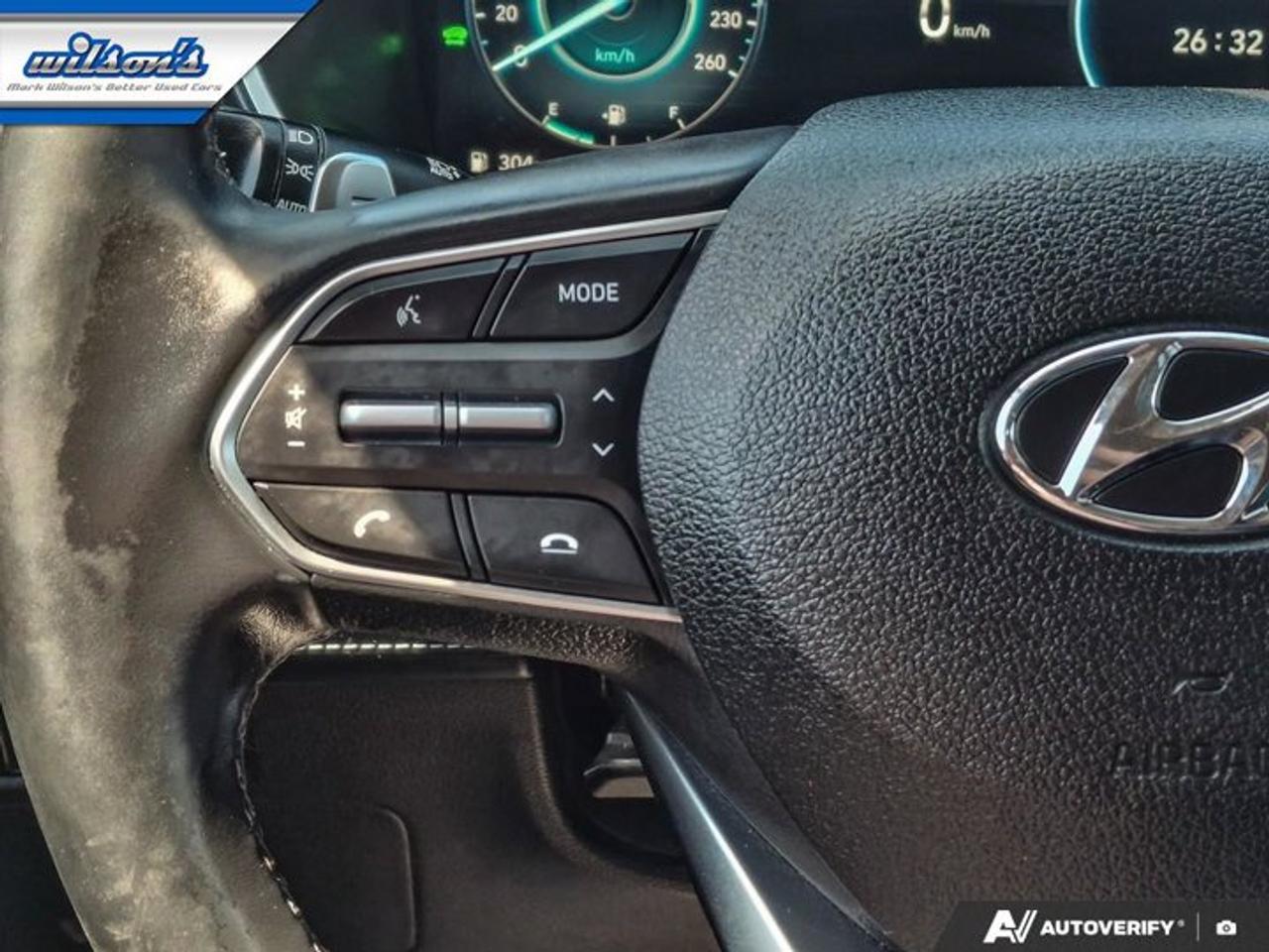 2021 Hyundai Santa Fe Hybrid Luxury AWD | Leather | Pano Roof | Heated + Cooled Seats | Heated Steering | Adaptive Cruise & More! Photo
