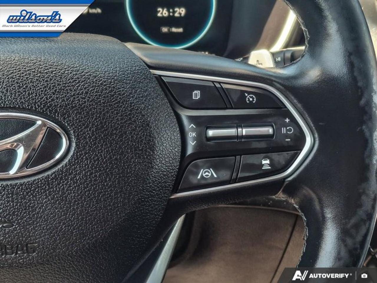 2021 Hyundai Santa Fe Hybrid Luxury AWD | Leather | Pano Roof | Heated + Cooled Seats | Heated Steering | Adaptive Cruise & More! Photo