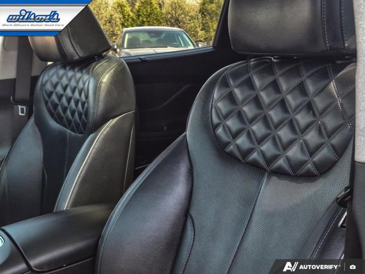 2021 Hyundai Santa Fe Hybrid Luxury AWD | Leather | Pano Roof | Heated + Cooled Seats | Heated Steering | Adaptive Cruise & More! Photo
