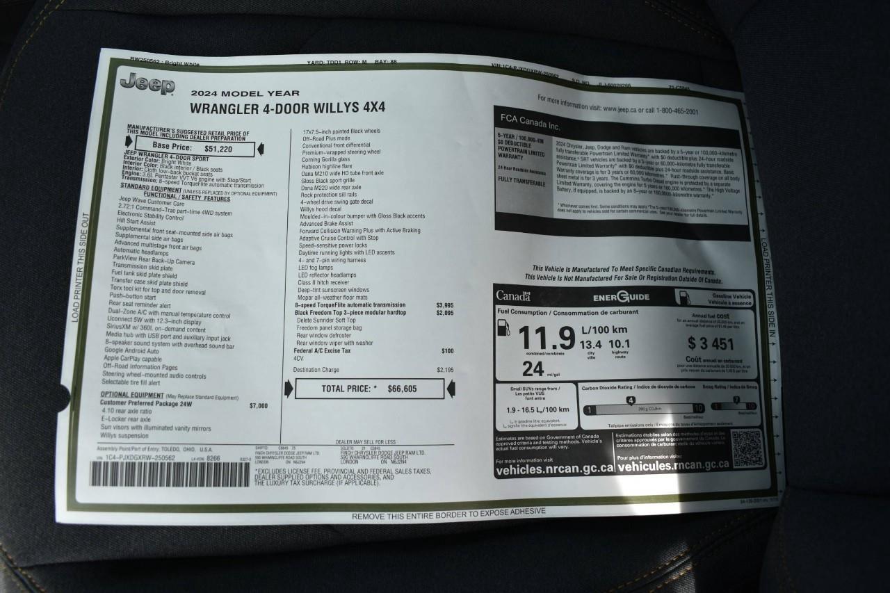 2024 Jeep Wrangler Sport 4dr 4x4 Photo