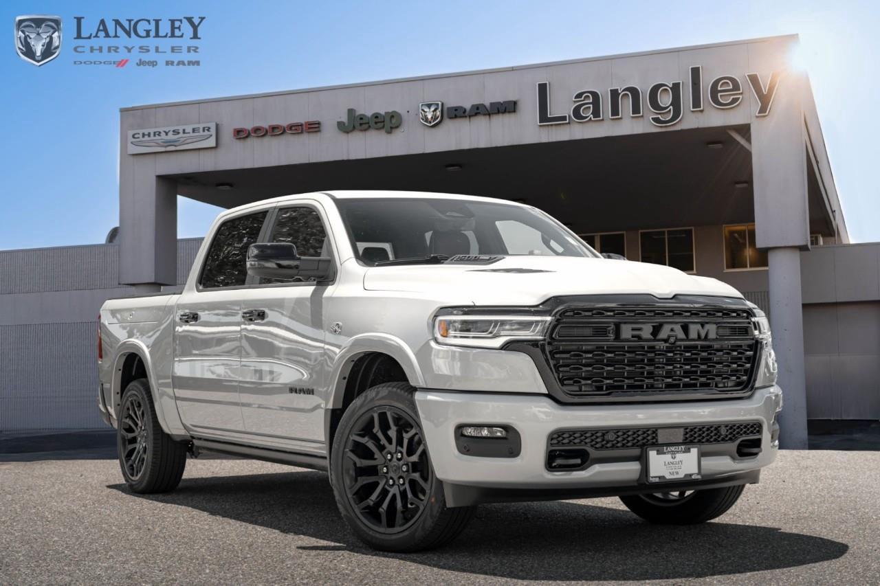<p><strong>2026 Ram 1500 Limited 4x4 Crew Cab</strong></p><p>A premium, high-performance pickup that blends legendary V8 power with sophisticated capability and modern luxury.</p><ul><li><p>Engine: 5.7L HEMI V8 with eTorque (395 hp, 410 lb-ft torque)</p></li><li><p>Drivetrain: 4x4 with 8-speed automatic transmission</p></li><li><p>Max Towing Capacity: 10,050 lbs</p></li><li><p>Key Feature: eTorque Mild Hybrid System for enhanced performance</p></li></ul><p>Come book a test drive at Langley Chrysler, conveniently located in Langley, British Columbia.</p>*All new vehicle purchases are plus the PDI accessory installs and any price increases provided by the manufacturer. For trucks the accessories will include wheel locks, spray-in liners, and mud flaps. For all other vehicles, wheel locks are standard, other equipment may apply. Confirm with the dealer.

<p>*All prices are net of all manufacturer incentives and/or rebates and are subject to change by the manufacturer without notice. All prices plus applicable taxes, applicable environmental recovery charges, documentation of $599 and full tank of fuel surcharge of $76 if a full tank is chosen.<br />Other items available that are not included in the above price:<br />Tire & Rim Protection and Key fob insurance starting from $599<br />Service contracts (extended warranties) for up to 7 years and 200,000 kms starting from $599<br />Custom vehicle accessory packages, mudflaps and deflectors, tire and rim packages, lift kits, exhaust kits and tonneau covers, canopies and much more that can be added to your payment at time of purchase<br />Undercoating, rust modules, and full protection packages starting from $199<br />Flexible life, disability and critical illness insurances to protect portions of or the entire length of vehicle loan?im?im<br />Financing Fee of $500 when applicable<br />Prices shown are determined using the largest available rebates and incentives and may not qualify for special APR finance offers. See dealer for details. This is a limited time offer.</p>