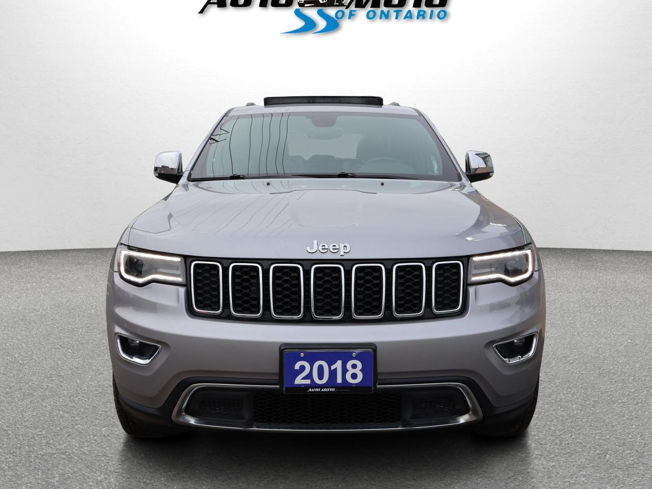 2018 Jeep Grand Cherokee V6 LIMITED 4WD CERTIFIED *ACCIDENT FREE*2ND WINTER* CAMERA NAV BLUETOOTH LEATHER COOL/HEAT SEAT/STEERING SUNROOF CRUISE ALLOYS Photo