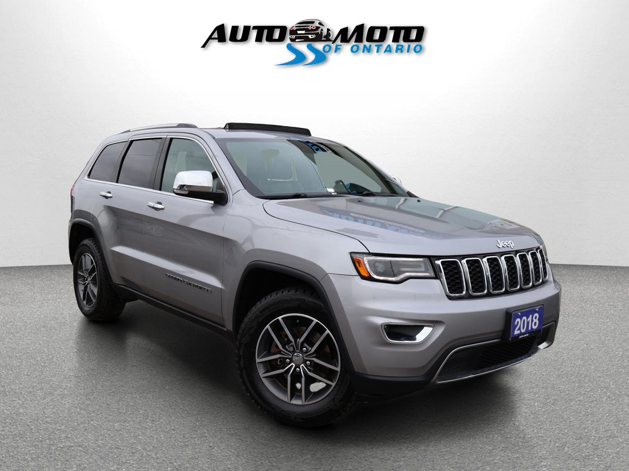 2018 Jeep Grand Cherokee V6 LIMITED 4WD CERTIFIED *ACCIDENT FREE*2ND WINTER* CAMERA NAV BLUETOOTH LEATHER COOL/HEAT SEAT/STEERING SUNROOF CRUISE ALLOYS - Photo #1