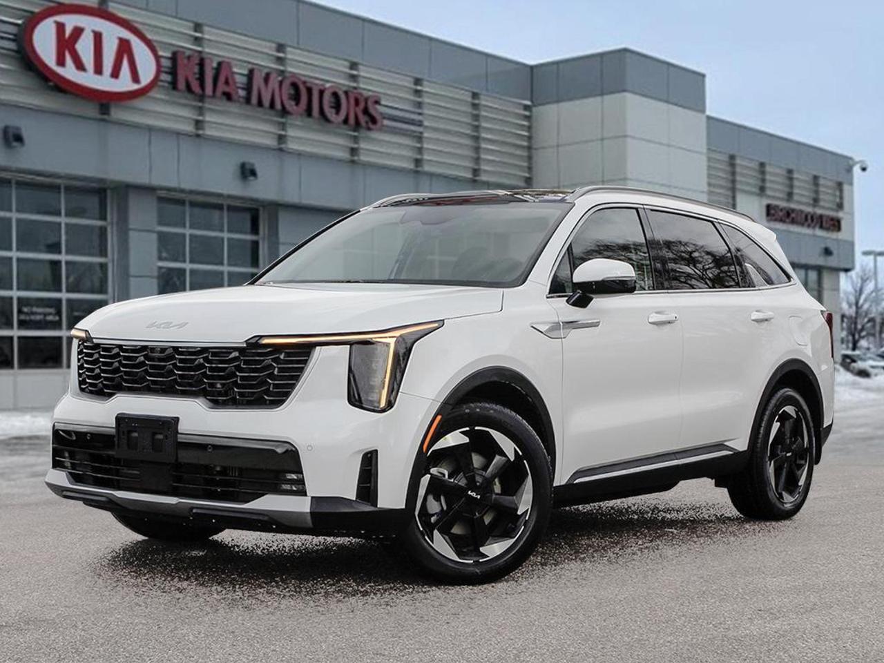 Experience is Everything at Birchwood Kia West!  It is our mission to provide the most transparent and time efficient sales process out of any Manitoba Kia Dealer!  Come visit us and see for yourself why we have a 4.4 star google rating!
The 2026 Kia Sorento PHEV SX in Snow White Pearl is arriving soon at Birchwood Kia West  and its worth the wait. With a 13.8 kWh battery, AWD capability, and a 6-passenger interior packed with premium tech, this plug-in hybrid SUV is built for families who want efficiency without compromise.

Key Features:
- Plug-in Hybrid powertrain with 13.8 kWh battery  charge in as little as 3.8 hrs at 240V for maximum daily EV range
- Automatic Full-Time All-Wheel Drive for confident handling in Manitobas unpredictable seasons
- Highway Driving Assist 2 (HDA 2) with Smart Cruise Control and Stop & Go for a less fatiguing highway experience
- Panoramic sliding/tilting sunroof with power sunshade  a genuine luxury touch for the whole cabin
- Aerial View Camera System and Parking Collision Avoidance-Assist (Reverse) for stress-free parking
- Blind-Spot Collision-Avoidance Assist, Driver Monitoring Alert, and Evasion Assist for comprehensive active safety
- 19 alloy wheels, LED projector headlamps with auto high-beam, and a sleek lip spoiler for a refined exterior presence
- 6-passenger seating with a fixed 50/50 split-bench third row  practical flexibility for growing families

Ready to make it yours before it even hits the lot? Reserve this Sorento PHEV SX today, start your purchase online at birchwoodkiawest.ca, or contact us directly with any questions. Prefer to experience it in person? Book a test drive appointment and well have everything ready for you.

Experience is Everything at Birchwood Kia West! It is our mission to provide the most transparent and time-efficient sales process of any Manitoba Kia dealer. With a 4.4-star Google rating, we let our customers do the talking. Visit us in person, browse online, or take advantage of our buy-from-home program  whatever works best for you.

Open 24 hours at birchwoodkiawest.ca
ADDITIONAL ACCESSORIES INCLUDED: 

*Kia Genuine All-Weather Floor Mats
*Premium DEFA Block Heater
*Kia Genuine Wheel Locks
*Kia Genuine Touch-Up Paint

You might qualify for additional savings on your purchase! Ask us about our:

$500 Grad Program
$750 Mobility Assistance Program
$500 Military Benefit
1% Loyalty Rate Reduction 

FIND MORE INFORMATION AND VIEW MORE OPTIONS

*Visit us! Birchwood Kia West in the Birchwood Auto Park. Portage Ave & The Perimeter!
*Visit www.birchwoodkiawest.ca
*Contact our sales department at (204) 888-4542

*Whenever possible, the vehicle photos shown are of the ACTUAL vehicle. This provides the best online shopping experience for our valued customers.
*Price includes all options, fees, and levies. No additional charges are applied.
*Additional fees may apply to select finance and lease options. 
*Dealer Permit #4302
Dealer permit #4302