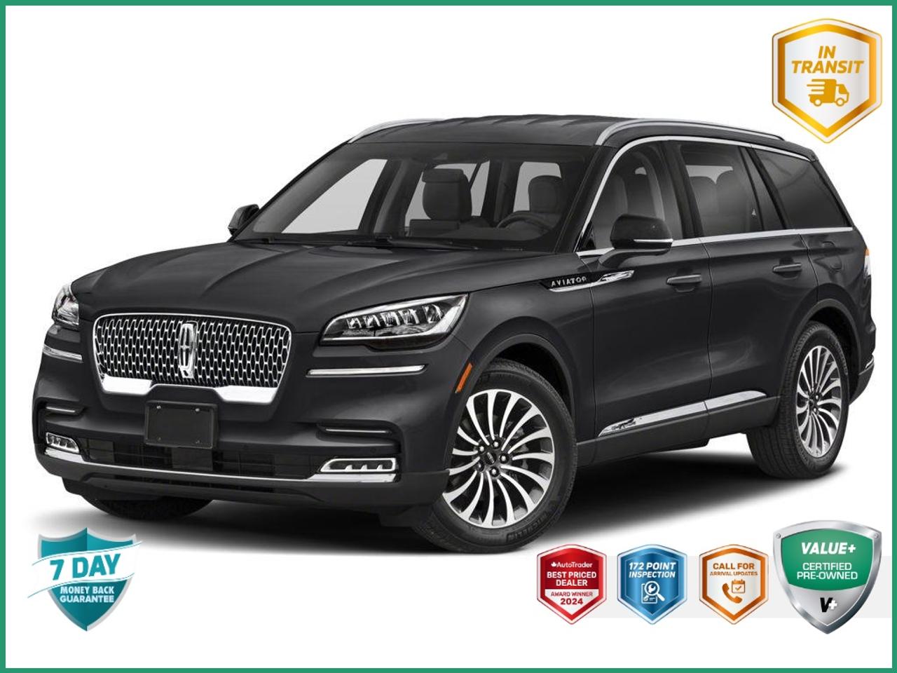 Used 2020 Lincoln Aviator Reserve 202A|INFINITE BLACK|ROAST LEATHER| EQUIP GRP 202A|CONVENIENCE PK|DYNAMIC HANDLING PK|REAR CONSOLE W/COMMAND & CONTROL for sale in Oakville, ON