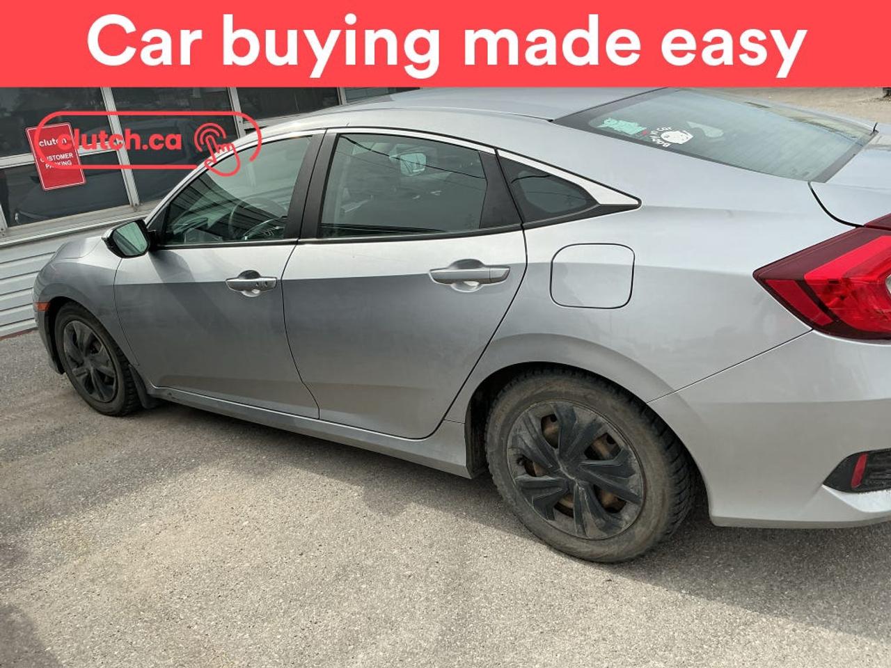 Front Heated Seats, Climate Control, Dual Zone Front Climate Control and more!<br> <br>Clutch is the largest online used car retailer in Canada, delivering a seamless, hassle-free car-buying experience to drivers everywhere. Shop thousands of used cars online, get the right one delivered to your door, and enjoy peace of mind with our 10-Day Money-Back Guarantee. How sweet is that? To learn more, visit clutch.ca.<br> <br>The top features for this car include:<br> <br>Brake Assist<br>Front Heated Seats<br>Climate Control<br>Dual Zone Front Climate Control<br>Bluetooth Music<br>Touchscreen Display<br>Cruise Control<br>Adaptive Cruise Control<br>12V Outlet<br>Hands Free Device Connectivity<br>Apple CarPlay<br>Android Auto<br>USB Input<br>Keyless Entry<br>Passive Keyless Entry<br>Push Button Start<br>Keyfob Remote Start<br>Lane Departure Warning<br>Active Lane Keep Assistance<br>Forward Collision Mitigation<br>Pedestrian Detection<br>Hill Assistance<br>Rear View Camera<br> <br>Seamless home delivery - Delivery to your door in a matter of days. Available on select packages.<br> <br>Try it out for 10 days - If you do not like it, we will take it back. <br> <br>Quality assured - All cars go through our rigorous 210-point inspection and reconditioning process.<br> <br>Peace of mind - Warranty and protection plans available.<br> <br>Haggle-free - No haggling or hard sells.<br> <br>100% Transparency - Full inspection reports on every car, including high-res photography and a free Carfax report.<br> <br>Listed price is for cash purchase only and does not include taxes, Shipping Fees (if applicable), Delivery Fees (if applicable), government licensing fees.<br> <br>Previous Provincial Registrations:<br>Ontario<br> <br>Stock # 95325