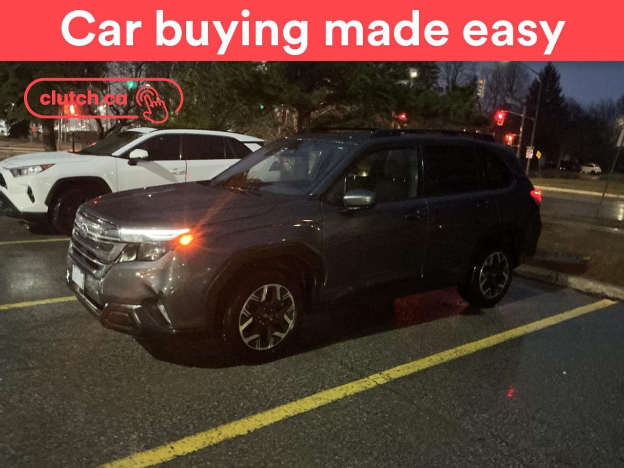 NO ACCIDENTS / CLEAN CARFAX / 1 OWNER / Brake Assist, Power Tailgate/Hatch, Auto Dimming Rearview Mirror and more!<br> <br>Clutch is the largest online used car retailer in Canada, delivering a seamless, hassle-free car-buying experience to drivers everywhere. Shop thousands of used cars online, get the right one delivered to your door, and enjoy peace of mind with our 10-Day Money-Back Guarantee. How sweet is that? To learn more, visit clutch.ca.<br> <br>The top features for this car include:<br> <br>Auto Stop/Start<br>Brake Assist<br>Power Tailgate/Hatch<br>Auto Dimming Rearview Mirror<br>Front Heated Seats<br>Climate Control<br>Dual Zone Front Climate Control<br>Rear Climate Vents<br>Bluetooth Music<br>Touchscreen Display<br>Cruise Control<br>Adaptive Cruise Control<br>Integrated Garage Door Opener<br>12V Outlet<br>Hands Free Device Connectivity<br>Internet Access<br>Apple CarPlay<br>Android Auto<br>Wireless Charging<br>USB Input<br>Keyless Entry<br>Passive Keyless Entry<br>Push Button Start<br>Lane Departure Warning<br>Active Lane Keep Assistance<br>Blindspot Sensors<br>Forward Collision Mitigation<br>Rear Collision Warning<br>Rear Collision Mitigation<br>Pedestrian Detection<br>Driver Attention Alert<br>Heated Steering Wheel<br>Hill Assistance<br>Automatic High Beams<br>Rear View Camera<br>Power Driver Seat<br>App Remote Start<br> <br>Seamless home delivery - Delivery to your door in a matter of days. Available on select packages.<br> <br>Try it out for 10 days - If you do not like it, we will take it back. <br> <br>Quality assured - All cars go through our rigorous 210-point inspection and reconditioning process.<br> <br>Peace of mind - Warranty and protection plans available.<br> <br>Haggle-free - No haggling or hard sells.<br> <br>100% Transparency - Full inspection reports on every car, including high-res photography and a free Carfax report.<br> <br>Listed price is for cash purchase only and does not include taxes, Shipping Fees (if applicable), Delivery Fees (if applicable), government licensing fees.<br> <br>Previous Provincial Registrations:<br>Ontario<br> <br>Stock # 95605