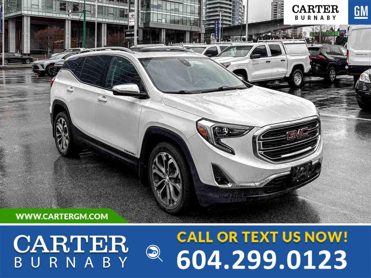 Used 2021 GMC Terrain SLT AWD | 1.5l turbo eng/HF liftgate/HD surround for sale in Burnaby, BC