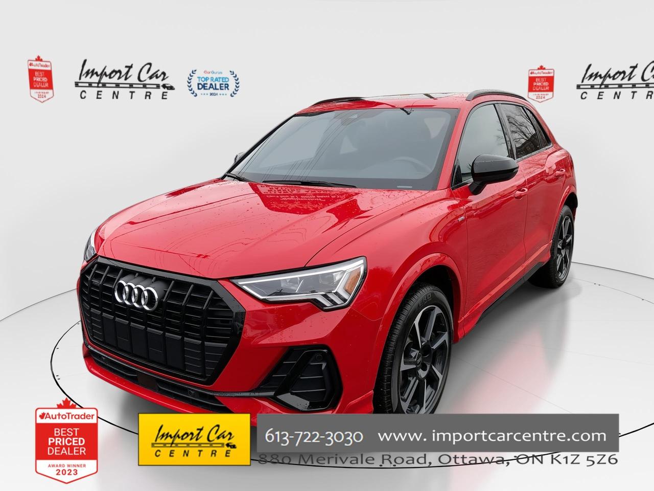 2024 Audi Q3 45 Progressiv SLINE, BLACK OPTICS, LEATHER, SONOS Photo0