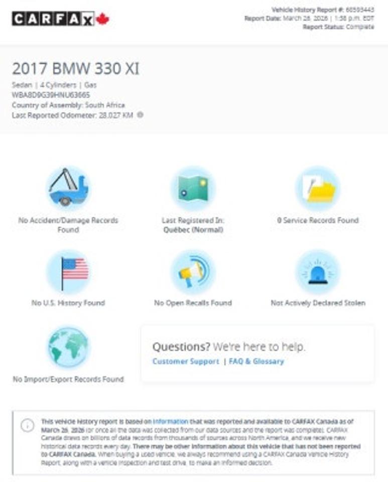 2017 BMW 330i xDrive Sedan All-Wheel Drive Photo