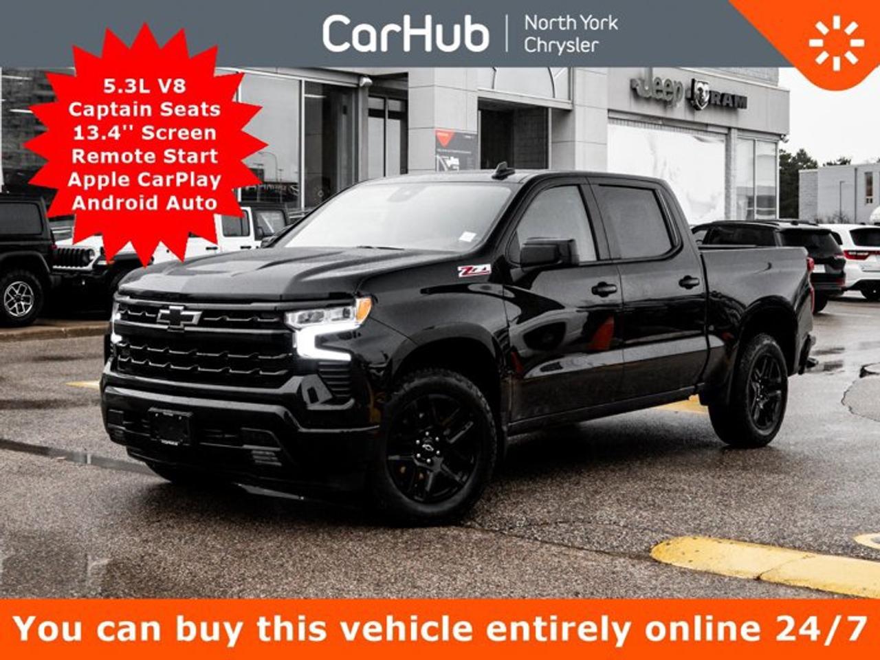 2024 Chevrolet Silverado 1500 RST 147'' V8 Captain Seats 13.4'' Screen Remote Start Photo0