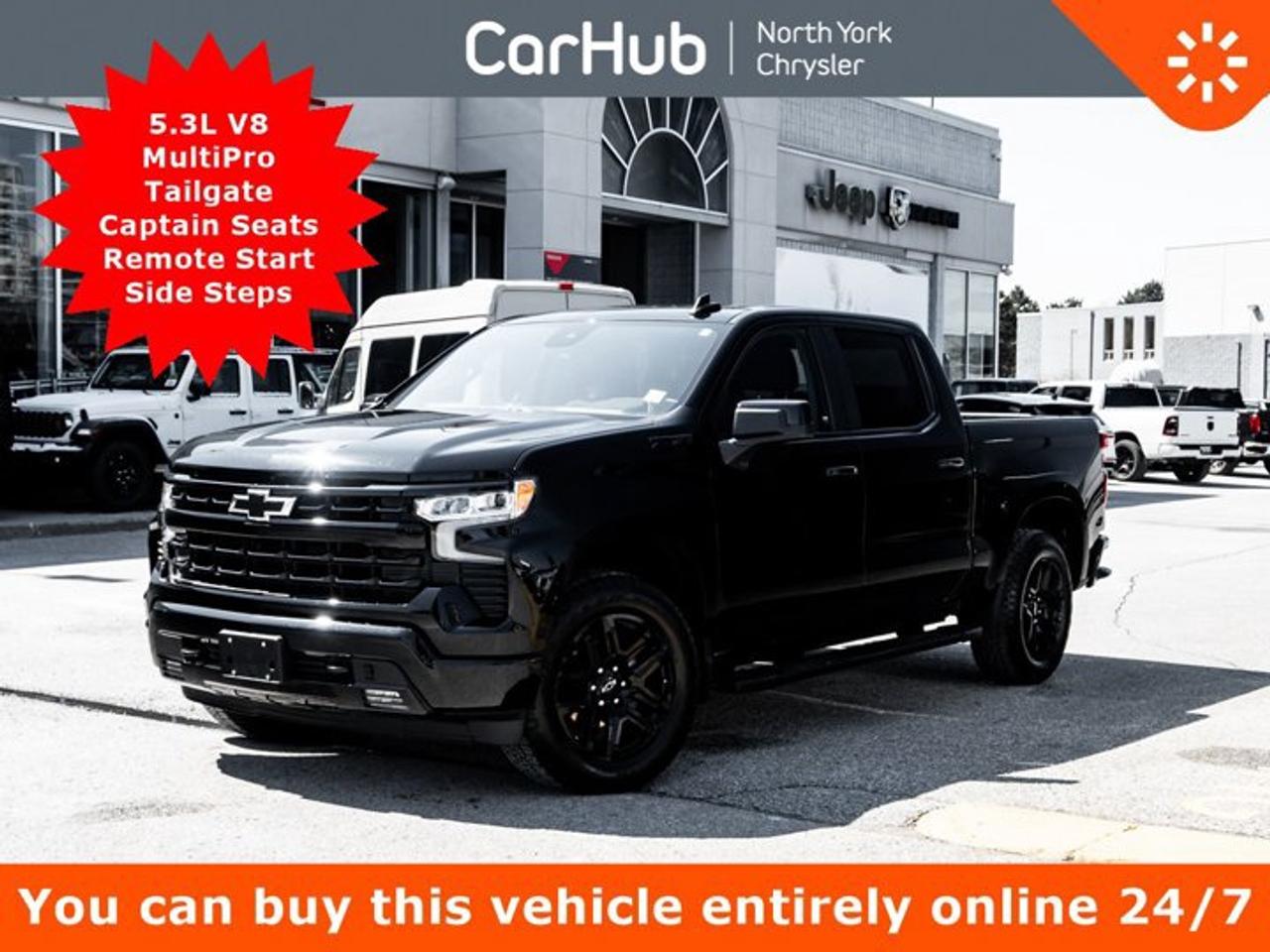 2024 Chevrolet Silverado 1500 RST 147'' V8 MultiPro Tailgate Captain Seats Remote Start Photo