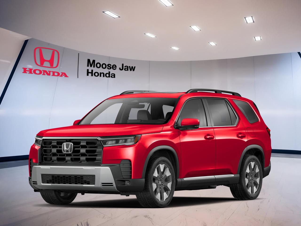 Meet the brand new 2026 Honda Pilot Touring at Moose Jaw Honda in Moose Jaw. This three-row SUV is built for busy family life, long highway trips, and daily comfort in every season. With its 3.5-litre V6 engine, 10-speed automatic transmission, and all-wheel drive, the 2026 Honda Pilot Touring delivers smooth power and confident control.

The 2026 Honda Pilot Touring blends strong performance with practical space and smart design. Its V6 power works with Dual VTC for responsive acceleration, while the 10-speed automatic helps keep driving refined and efficient. All-wheel drive adds extra confidence on snowy Saskatchewan roads, wet pavement, and loose gravel.

FEATURES OF THE Pilot Touring
»» Three-row SUV for family-ready versatility
»» 3.5-litre V6 delivers smooth power
»» 10-speed automatic supports refined shifting
»» All-wheel drive boosts year-round confidence

ADVANCED SAFETY FEATURES
»» Traction control supports stable road grip
»» All-wheel drive adds secure handling
»» Strong SUV design supports occupant confidence
»» Honda engineering focuses on everyday safety

PERFORMANCE AND EFFICIENCY
»» 3.5-litre V6 offers confident acceleration
»» Dual VTC helps optimize engine response
»» 10-speed automatic enables smooth gear changes
»» All-wheel drive improves traction year-round

COMFORT AND CONVENIENCE
»» Three-row cabin suits growing families well
»» Spacious interior supports daily passenger comfort
»» Easy highway cruising feels calm, composed
»» Practical SUV layout aids everyday use

TECHNONOLGY AND CONNECTIVITY
»» Clear driver controls support easy operation
»» Modern transmission interface feels intuitive daily
»» Smart engineering enhances overall driving experience
»» Touring trim adds premium everyday appeal

CARGO SPACE
»» Large rear cargo area supports travel
»» Flexible cabin suits people and gear
»» SUV design favours family hauling needs
»» Roomy layout handles errands with ease

WHAT OTHER OWNERS LIKE
»» Smooth V6 power for daily driving
»» Confident all-wheel drive in winter
»» Spacious cabin for passengers and cargo
»» Comfortable ride on longer road trips

This 2026 Honda Pilot Tourings VIN is: 5FNYG1H7XTB501716.<p>Meet the brand new 2026 Honda Pilot Touring at Moose Jaw Honda in Moose Jaw. This three-row SUV is built for busy family life</p>
<p> the 2026 Honda Pilot Touring delivers smooth power and confident control.

The 2026 Honda Pilot Touring blends strong performance with practical space and smart design. Its V6 power works with Dual VTC for responsive acceleration</p>
<p> while the 10-speed automatic helps keep driving refined and efficient. All-wheel drive adds extra confidence on snowy Saskatchewan roads</p>
<p> and loose gravel.

FEATURES OF THE Pilot Touring
»» Three-row SUV for family-ready versatility
»» 3.5-litre V6 delivers smooth power
»» 10-speed automatic supports refined shifting
»» All-wheel drive boosts year-round confidence

ADVANCED SAFETY FEATURES
»» Traction control supports stable road grip
»» All-wheel drive adds secure handling
»» Strong SUV design supports occupant confidence
»» Honda engineering focuses on everyday safety

PERFORMANCE AND EFFICIENCY
»» 3.5-litre V6 offers confident acceleration
»» Dual VTC helps optimize engine response
»» 10-speed automatic enables smooth gear changes
»» All-wheel drive improves traction year-round

COMFORT AND CONVENIENCE
»» Three-row cabin suits growing families well
»» Spacious interior supports daily passenger comfort
»» Easy highway cruising feels calm</p>
<p> composed
»» Practical SUV layout aids everyday use

TECHNONOLGY AND CONNECTIVITY
»» Clear driver controls support easy operation
»» Modern transmission interface feels intuitive daily
»» Smart engineering enhances overall driving experience
»» Touring trim adds premium everyday appeal

CARGO SPACE
»» Large rear cargo area supports travel
»» Flexible cabin suits people and gear
»» SUV design favours family hauling needs
»» Roomy layout handles errands with ease

WHAT OTHER OWNERS LIKE
»» Smooth V6 power for daily driving
»» Confident all-wheel drive in winter
»» Spacious cabin for passengers and cargo
»» Comfortable ride on longer road trips

This 2026 Honda Pilot Tourings VIN is: 5FNYG1H7XTB501716.</p>