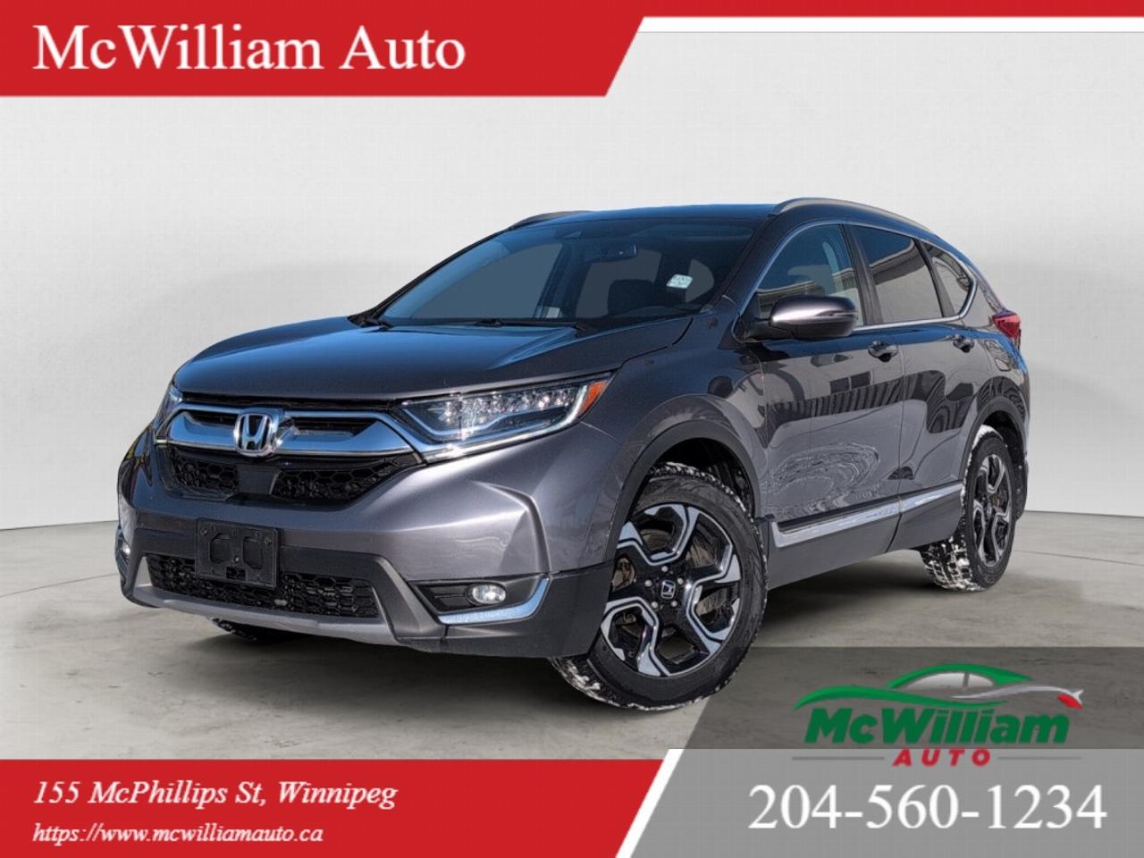 MECHANICAL / PERFORMANCE<br data-start=in.24in. data-end=in.27in. /> 1.5L turbocharged 4-cylinder engine<br data-start=in.62in. data-end=in.65in. /> Continuously Variable Transmission (CVT)<br data-start=in.105in. data-end=in.108in. /> All-wheel drive (AWD)<br data-start=in.129in. data-end=in.132in. data-is-only-node=in.in. /> Eco Assist system<br data-start=in.149in. data-end=in.152in. /> Electric power steering<br data-start=in.175in. data-end=in.178in. /> Independent front and rear suspensionSAFETY<br data-start=in.225in. data-end=in.228in. /> Honda Sensing safety suite<br data-start=in.254in. data-end=in.257in. /> Adaptive cruise control<br data-start=in.280in. data-end=in.283in. /> Lane keeping assist system<br data-start=in.309in. data-end=in.312in. data-is-only-node=in.in. /> Road departure mitigation system<br data-start=in.344in. data-end=in.347in. /> Collision mitigation braking system<br data-start=in.382in. data-end=in.385in. /> Blind spot monitoring system<br data-start=in.413in. data-end=in.416in. /> Rear cross traffic monitor<br data-start=in.442in. data-end=in.445in. /> Multi-angle rearview camera<br data-start=in.472in. data-end=in.475in. /> Front and rear parking sensors<br data-start=in.505in. data-end=in.508in. /> Driver and passenger airbags<br data-start=in.536in. data-end=in.539in. /> Side curtain airbags<br data-start=in.559in. data-end=in.562in. /> Vehicle stability assist with traction controlTECHNOLOGY / INFOTAINMENT<br data-start=in.637in. data-end=in.640in. /> Apple CarPlay compatibility<br data-start=in.667in. data-end=in.670in. /> Android Auto compatibility<br data-start=in.696in. data-end=in.699in. /> Touchscreen infotainment display<br data-start=in.731in. data-end=in.734in. data-is-only-node=in.in. /> Navigation system<br data-start=in.751in. data-end=in.754in. /> Bluetooth hands-free connectivity<br data-start=in.787in. data-end=in.790in. /> Wireless phone charging<br data-start=in.813in. data-end=in.816in. /> Premium audio system<br data-start=in.836in. data-end=in.839in. /> USB charging ports<br data-start=in.857in. data-end=in.860in. /> Steering wheel mounted controls<br data-start=in.891in. data-end=in.894in. /> Remote engine startCOMFORT / INTERIOR<br data-start=in.935in. data-end=in.938in. /> Heated front seats<br data-start=in.956in. data-end=in.959in. /> Heated rear seats<br data-start=in.976in. data-end=in.979in. /> Leather seating surfaces<br data-start=in.1003in. data-end=in.1006in. data-is-only-node=in.in. /> Power driver seat with memory<br data-start=in.1035in. data-end=in.1038in. /> Power passenger seat<br data-start=in.1058in. data-end=in.1061in. /> Dual-zone automatic climate control<br data-start=in.1096in. data-end=in.1099in. /> Heated steering wheel<br data-start=in.1120in. data-end=in.1123in. /> Power moonroof<br data-start=in.1137in. data-end=in.1140in. /> Split-folding rear seats<br data-start=in.1164in. data-end=in.1167in. /> Power windows and door locks<br data-start=in.1195in. data-end=in.1198in. /> Push-button start<br data-start=in.1215in. data-end=in.1218in. /> Keyless entryEXTERIOR / STYLING<br data-start=in.1253in. data-end=in.1256in. /> 19-inch alloy wheels<br data-start=in.1276in. data-end=in.1279in. /> LED headlights<br data-start=in.1293in. data-end=in.1296in. /> LED fog lights<br data-start=in.1310in. data-end=in.1313in. data-is-only-node=in.in. /> Hands-free power tailgate<br data-start=in.1338in. data-end=in.1341in. /> Roof rails<br data-start=in.1351in. data-end=in.1354in. /> Body-color door handles<br data-start=in.1377in. data-end=in.1380in. /> Power heated side mirrors with integrated turn signals<br data-start=in.1434in. data-end=in.1437in. /> Privacy glass<br data-start=in.1450in. data-end=in.1453in. /> Chrome exterior accents<br><br> DEALER PERMIT #4611<br data-start=in.1499in. data-end=in.1502in. /> Stock Number#4830<br data-start=in.1519in. data-end=in.1522in. /> McWilliam Auto, 155 McPhillips Street, Winnipeg MB<br data-start=in.1572in. data-end=in.1575in. /> IMPORTANT DISCLAIMER: This vehicle is a used vehicle, all the features and information may not be accurate from the descriptions above, please check the