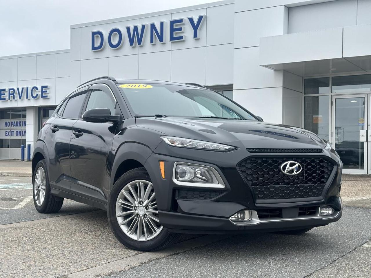 This 2019 Hyundai Kona Luxury is a well-rounded compact SUV that delivers strong value through its combination of comfort, safety, and everyday practicality, making it a smart choice for Canadian driving conditions. Powered by a reliable 2.0L 4-cylinder engine paired with a 6-speed automatic transmission and standard all-wheel drive in this trim, it offers a smooth and efficient drive with the confidence you need for year-round use.

Stepping into the Luxury trim, you immediately notice the upgrade in refinement. Leather seating surfaces, an 8-way power drivers seat with lumbar support, automatic climate control, and a power sunroof create a comfortable and well-appointed cabin. The layout is clean and user-friendly, with Apple CarPlay and Android Auto integration keeping your connectivity simple and accessible for daily driving.

Safety is a strong point with Hyundai SmartSense, which includes forward collision avoidance assist with pedestrian detection, lane keeping assist, and driver attention warning. Blind spot monitoring with rear cross-traffic alert and rear parking sensors further enhance awareness, giving you added confidence whether youre navigating traffic or backing into tight spaces.

On the road, the Kona stands out for its nimble handling and compact size, making it easy to maneuver in the city while still offering the elevated driving position of an SUV. The all-wheel drive system adds stability in winter conditions, while fuel efficiency remains solid, keeping operating costs reasonable for everyday use.

On the exterior, the Kona features a distinctive and modern design with alloy wheels, bold body lines, and a sporty stance that sets it apart in the subcompact SUV segment. Its a practical, stylish option that delivers the right mix of features, safety, and efficiency without overcomplicating the driving experience.

Why buy from Downey Ford? GREAT QUESTION!! Heres why:  Market Value Pricing provides the most competitive prices on all our pre-owned vehicles, all the time!  Downey Ford is the largest volume Ford dealership in the Maritimes.  Every Pre-Owned Vehicle comes with  New Wipers  New In-Cabin Filter  New Engine Air Filter  Plus Plus Plus  Reconditioning our pre-owned inventory is a source of pride for us! A basic motor vehicle inspection and a quick wash just isnt good enough for our customers. We complete an extremely thorough process, both mechanically and cosmetically, before it meets our standards. Heres just some of what we do:  Mechanical inspection that covers 100 +++ components including:  Engine  Electrical System  Suspension  Transmission  Brakes  Frame  Regular maintenance servicing  Plus Plus Plus  Our cosmetic reconditioning is elite:  Shampooing of Carpet  Acid Wash of Rims  Dressing of Tires  Engine Detail  Multi-stage polish  Plus Plus Plus  Here are some other extras we are happy to offer at no charge to you:  Vehicle History Report  Accident / Damage Report  Stolen Vehicle Report  Lien Search Report  Credit Report Review and Counseling  Free Trade-In Appraisals  Relaxed Low Pressure Sales Experience  Finance Pre-Approval Service  Service  Departments covering ALL of Southern New Brunswick  Delivery Services to all of Canada  Multiple Chartered Bank Financing Sources  Multiple Vehicle Protection Products available  Multiple Loan Protection Products available  Pet-Friendly Facility - Feel free to bring Bingo with you.

We want to EARN your business and hope to speak with you soon.
Our knowledgeable and friendly sales staff are here to ensure a seamless and enjoyable car-buying experience. Call us at 506-632-6000 to book your test drive today and discover why Downey Ford is the trusted choice for so many.