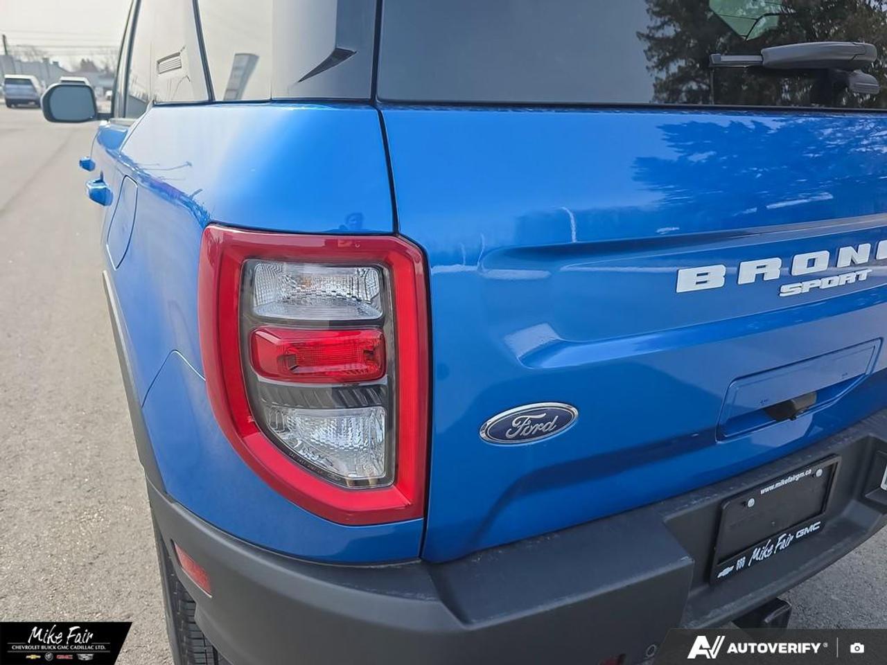 2022 Ford Bronco Sport Outer Banks Navy Pier Leather Trimmed Seating, Power Adjustable Driver & Passanger Seats Photo