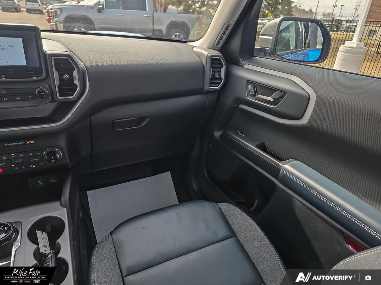 2022 Ford Bronco Sport Outer Banks Navy Pier Leather Trimmed Seating, Power Adjustable Driver & Passanger Seats Photo