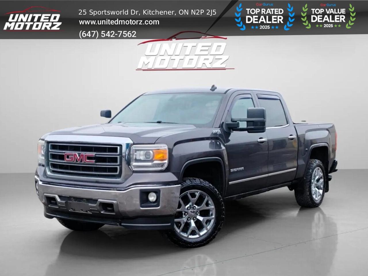 2014 GMC Sierra 1500 SLT Z71 5.3L V8~SAFETY CERTIFIED~36 Service Record Photo0