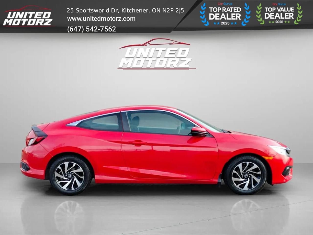 2016 Honda Civic LX Cpe~SAFETY CERTIFIED~ONE OWNER~Apple Carplay~ Photo3