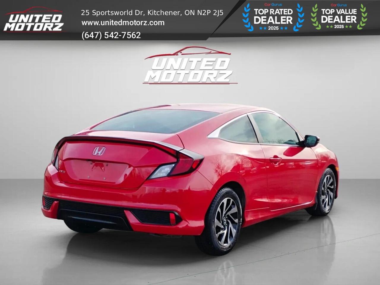 2016 Honda Civic LX Cpe~SAFETY CERTIFIED~ONE OWNER~Apple Carplay~ Photo