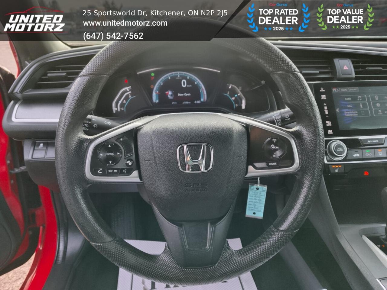 2016 Honda Civic LX Cpe~SAFETY CERTIFIED~ONE OWNER~Apple Carplay~ Photo