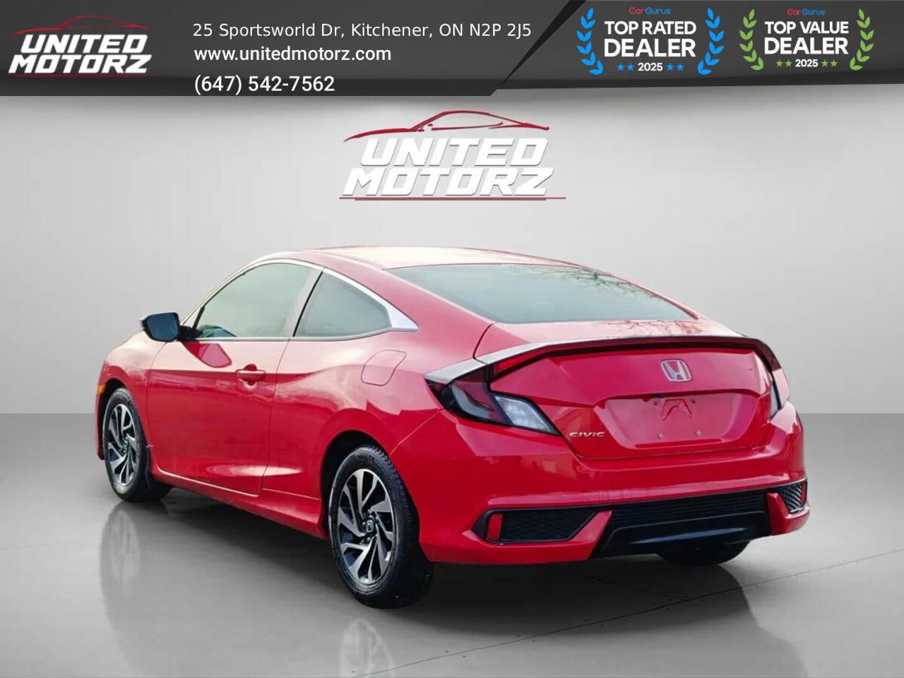 2016 Honda Civic LX Cpe~SAFETY CERTIFIED~ONE OWNER~Apple Carplay~ Photo