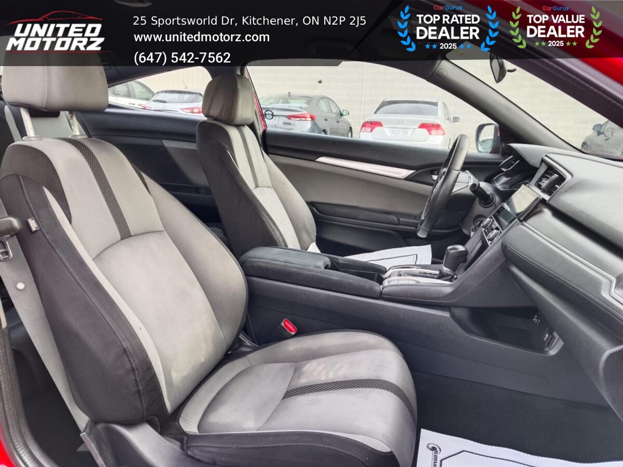 2016 Honda Civic LX Cpe~SAFETY CERTIFIED~ONE OWNER~Apple Carplay~ Photo