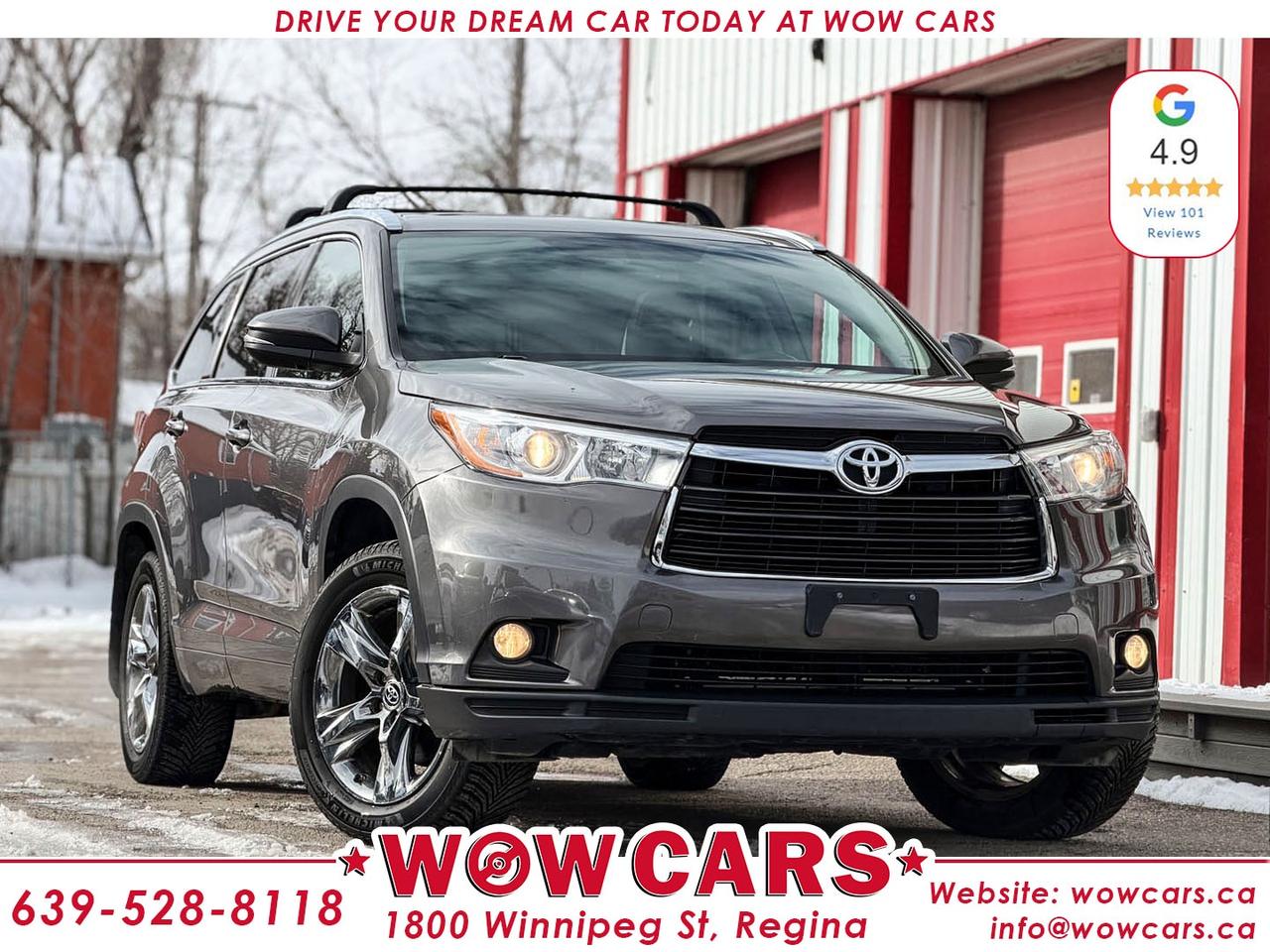 Used 2016 Toyota Highlander LIMITED AWD for sale in Regina, SK