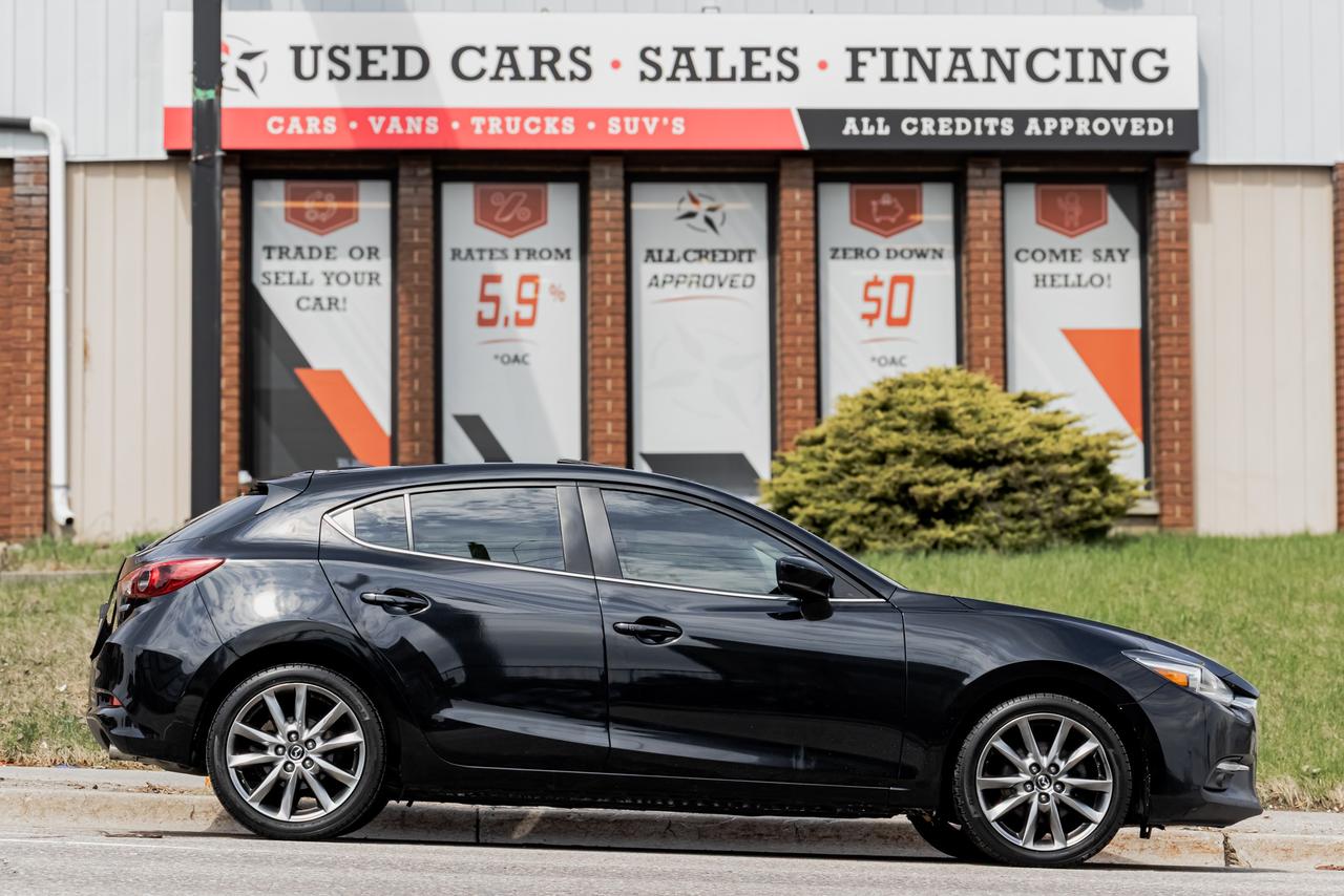 Used 2018 Mazda MAZDA3 GT | Auto | Leather | Roof | Nav | Cam | BSM | ACC for sale in Oshawa, ON