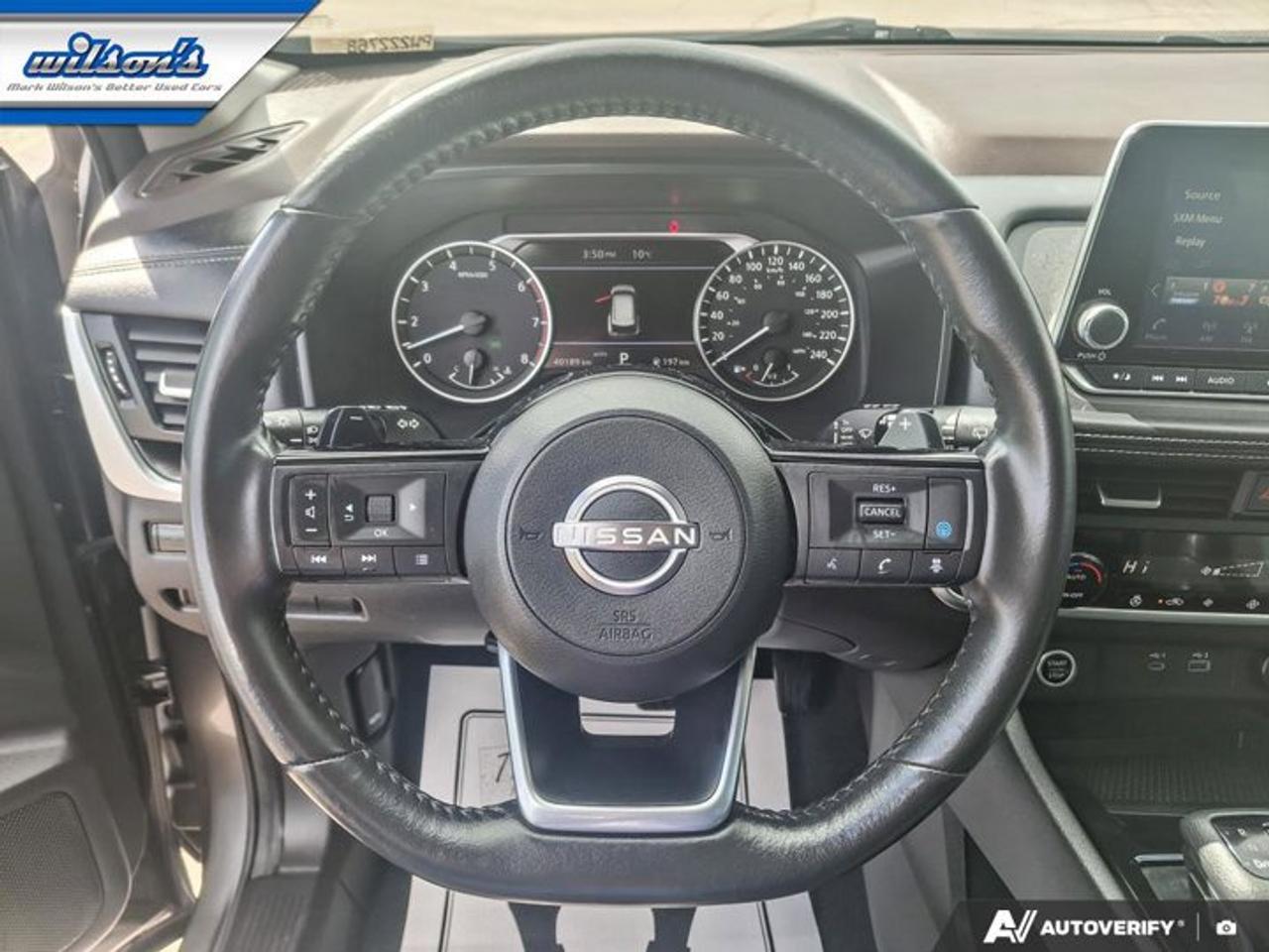 2023 Nissan Rogue SV AWD | Sunroof | 360 Camera | Heated Wheel + Seats | CarPlay + Android | Power Seat | and More ! Photo