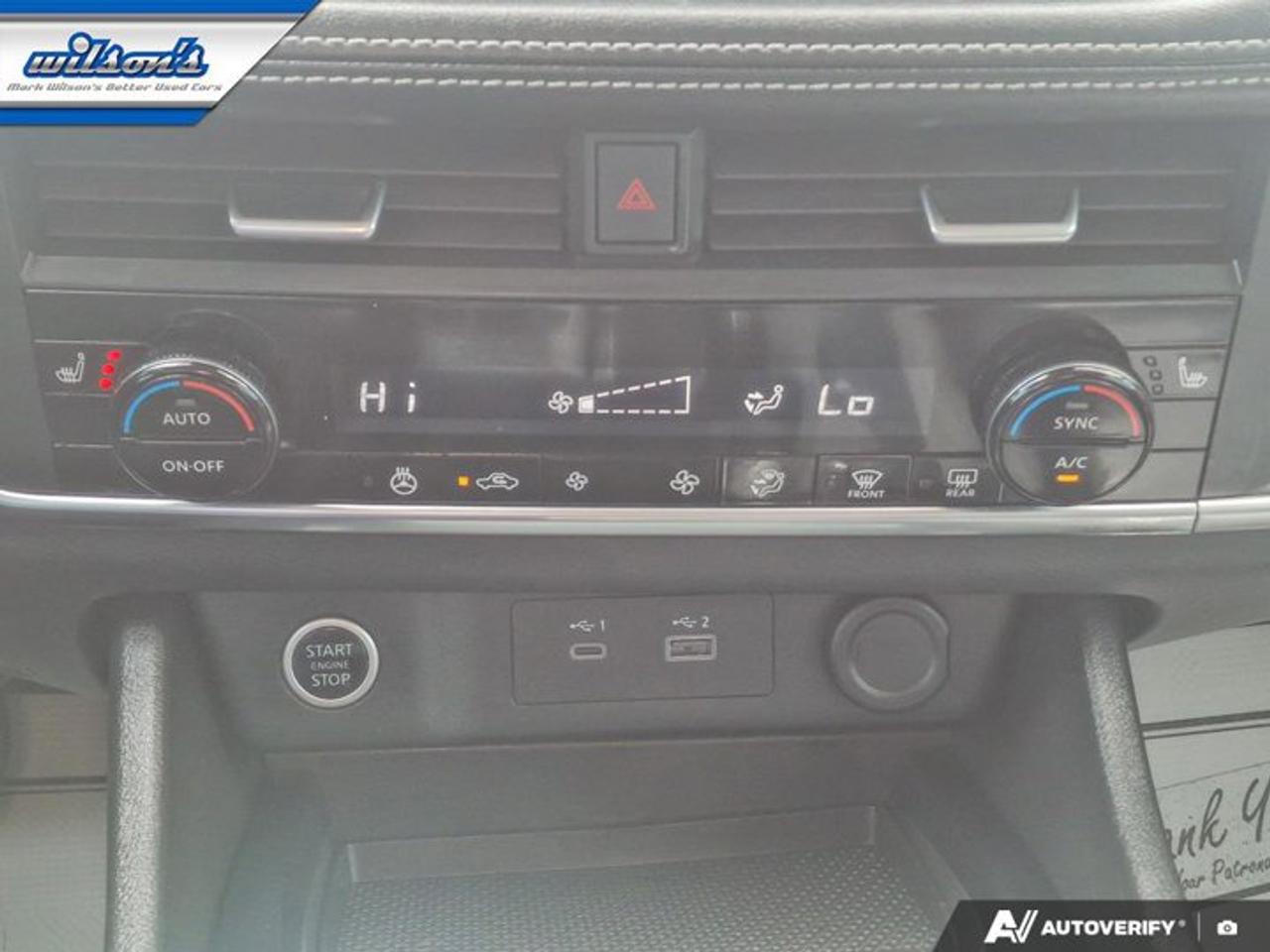 2023 Nissan Rogue SV AWD | Sunroof | 360 Camera | Heated Wheel + Seats | CarPlay + Android | Power Seat | and More ! Photo