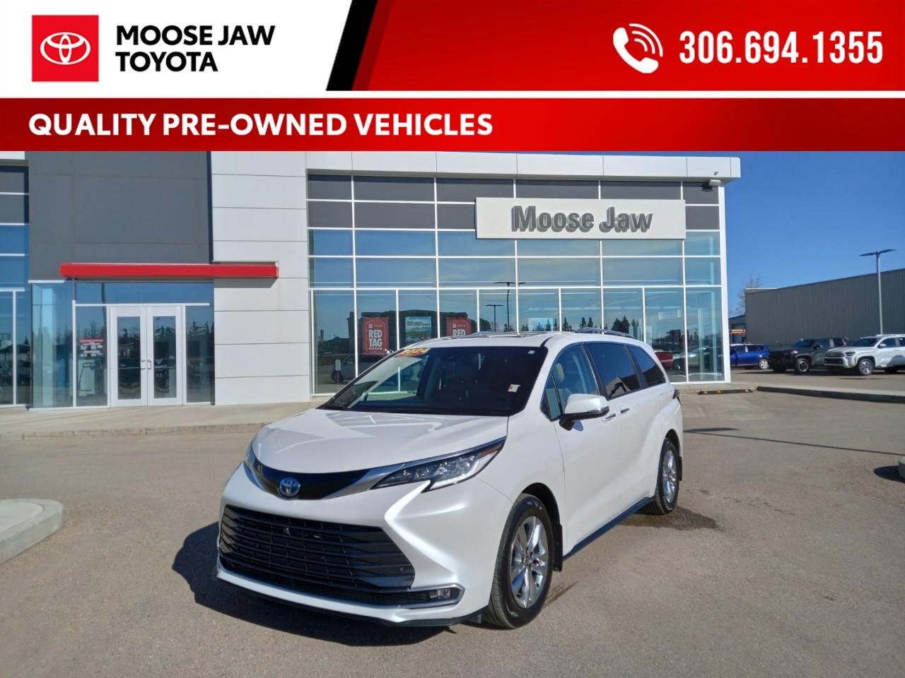 <p>Hard-to-find 2024 Toyota Sienna Hybrid AWD Limited!</p><p>This local trade is Toyota Certified and loaded with premium features. Enjoy the efficiency of a hybrid, confidence of all-wheel drive, and luxury of the Limited packageall in one versatile family vehicle.</p><p>Clean, well cared for, and ready for its next owner. Dont miss your chance to own one of the most sought-after vans on the market.</p><p>Contact today for more details or to book a test drive!</p>